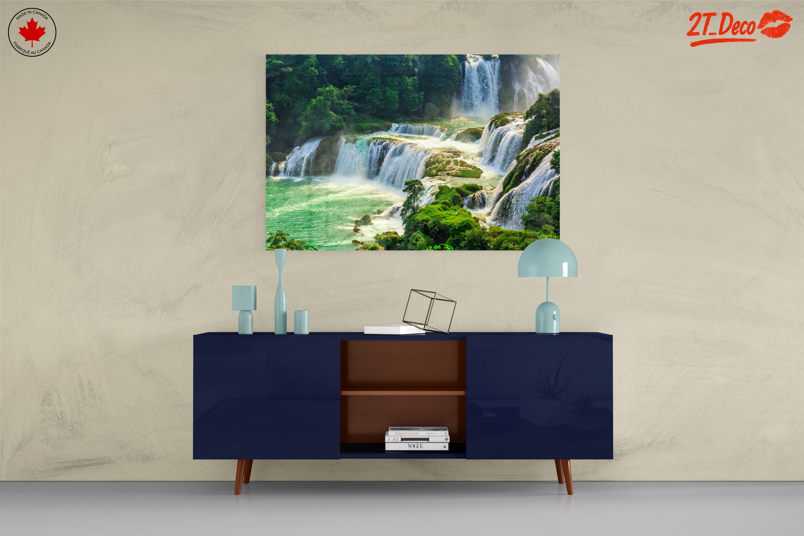 Serene Waterfall in Lush Greenery 2 - Image 8