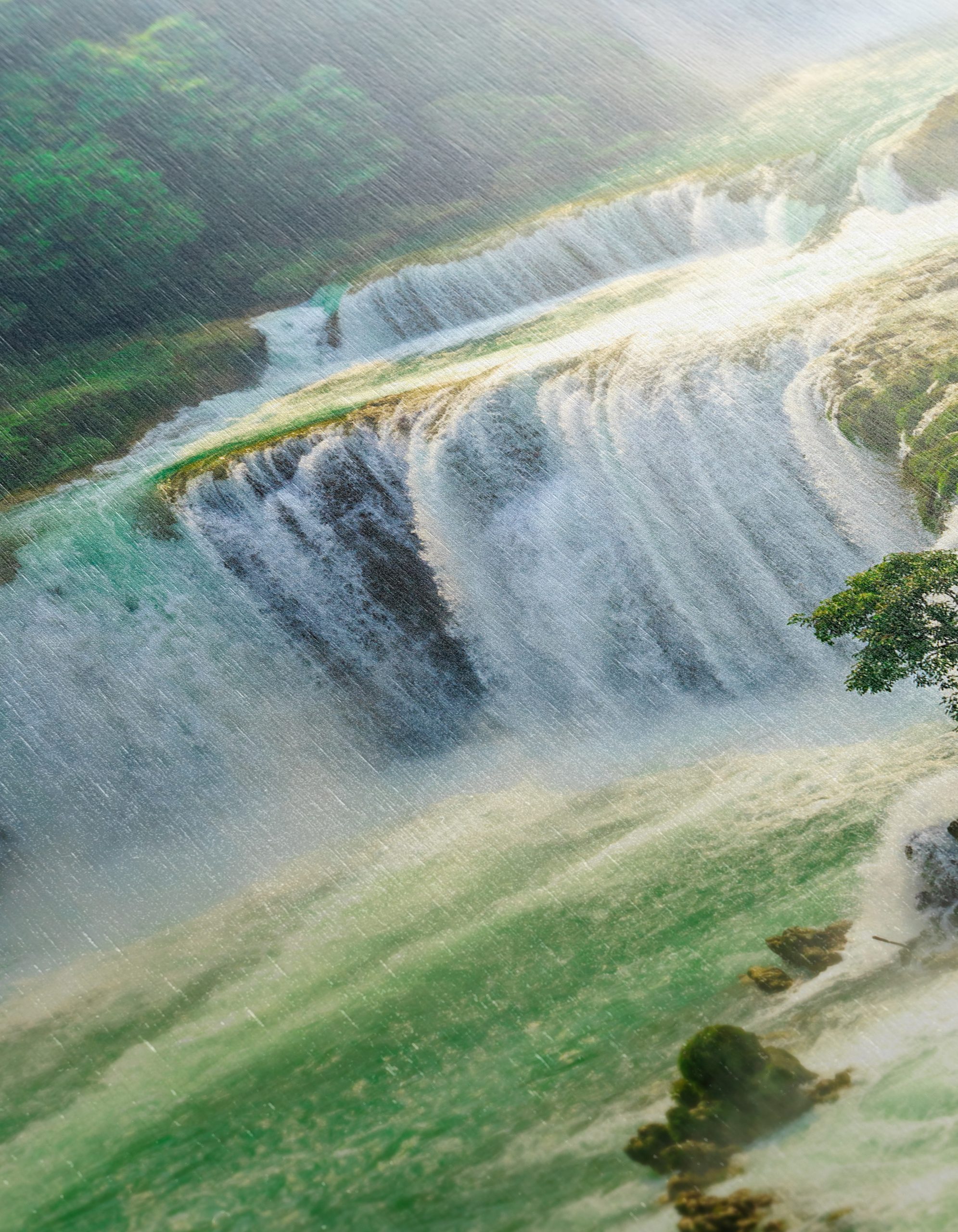Serene Waterfall in Lush Greenery 2 - Image 12