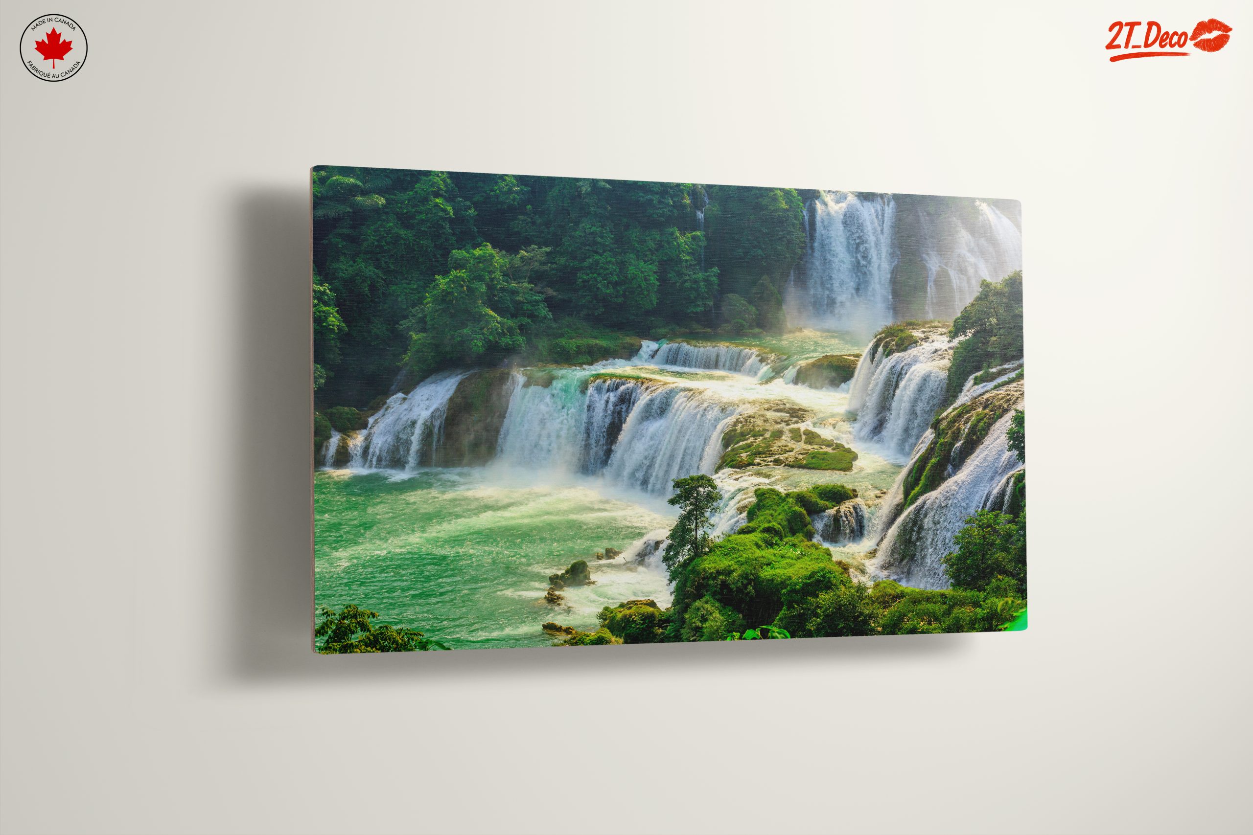 Serene Waterfall in Lush Greenery 2 - Image 13