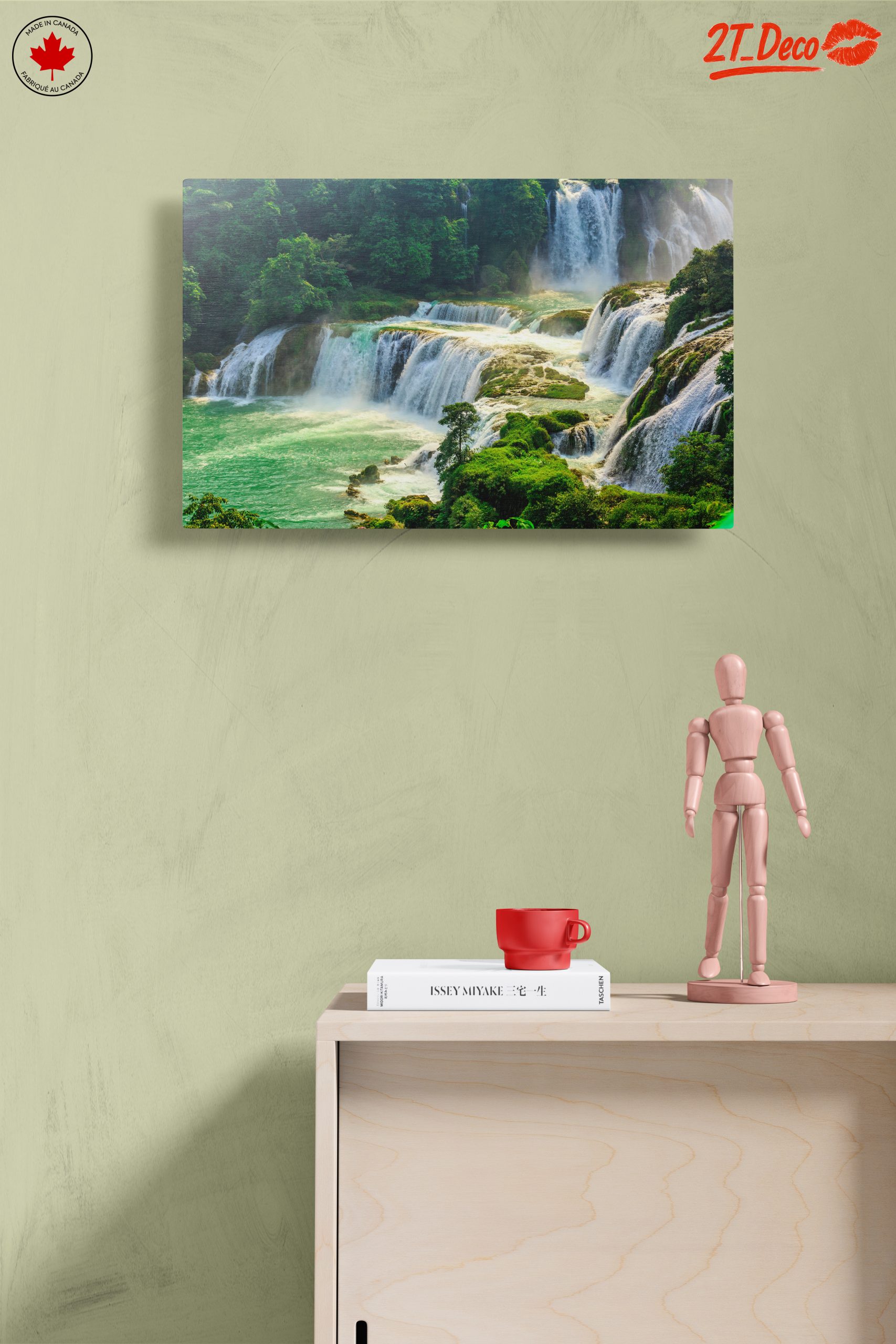 Serene Waterfall in Lush Greenery 2 - Image 14
