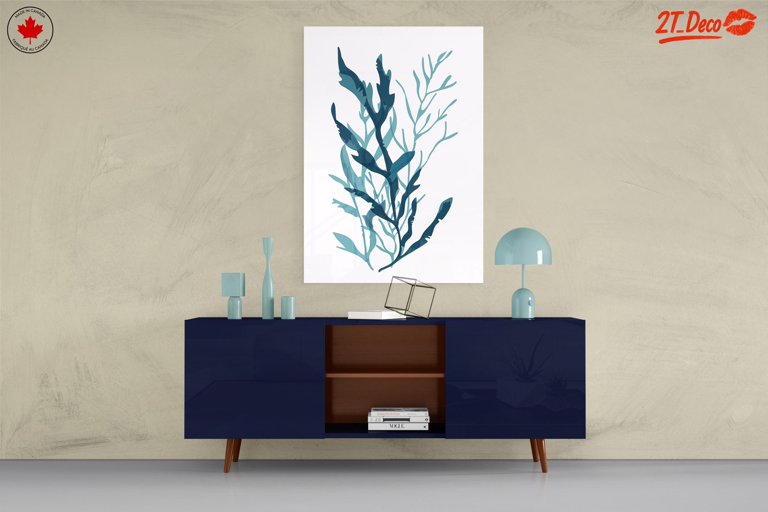 Stylized Botanical Abstract Art - Image 8