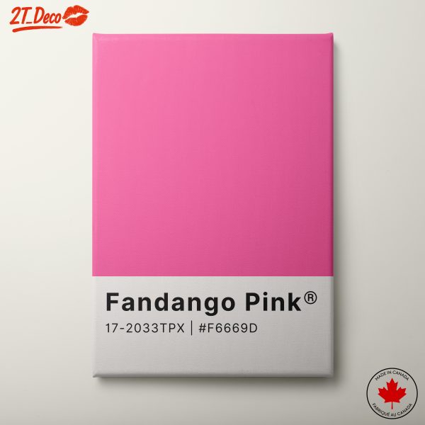 Vibrant Fandango Pink Artwork