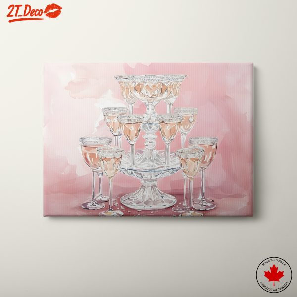 Elegant Glassware Arrangement Art