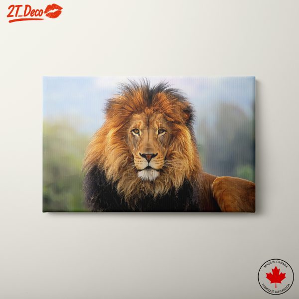 Majestic Lion Portrait Wall Art