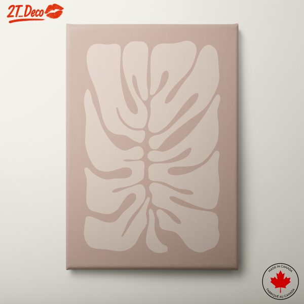 Abstract Organic Shapes in Soft Tones