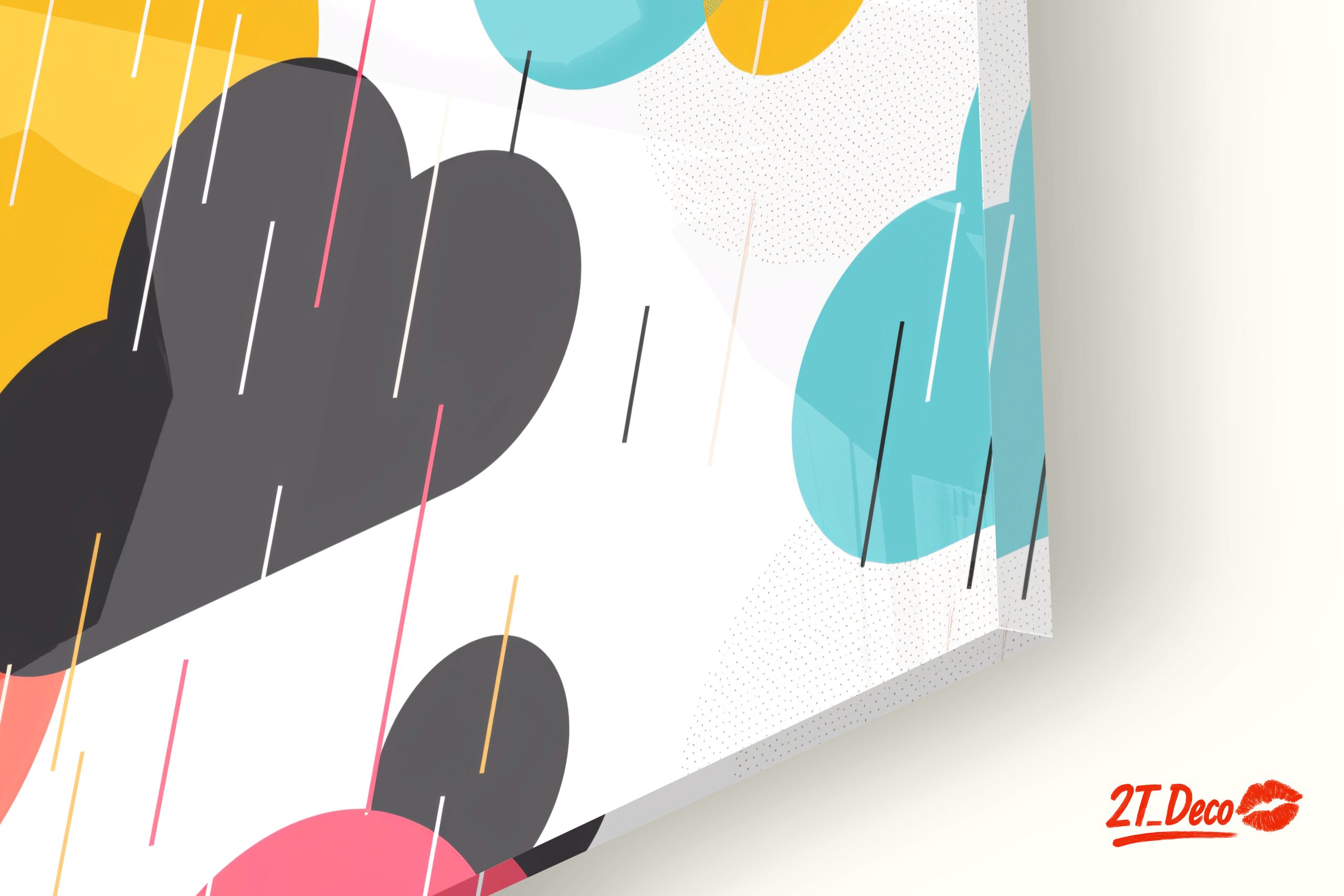 Colorful Abstract Cloud Design for Modern Decor - Image 9