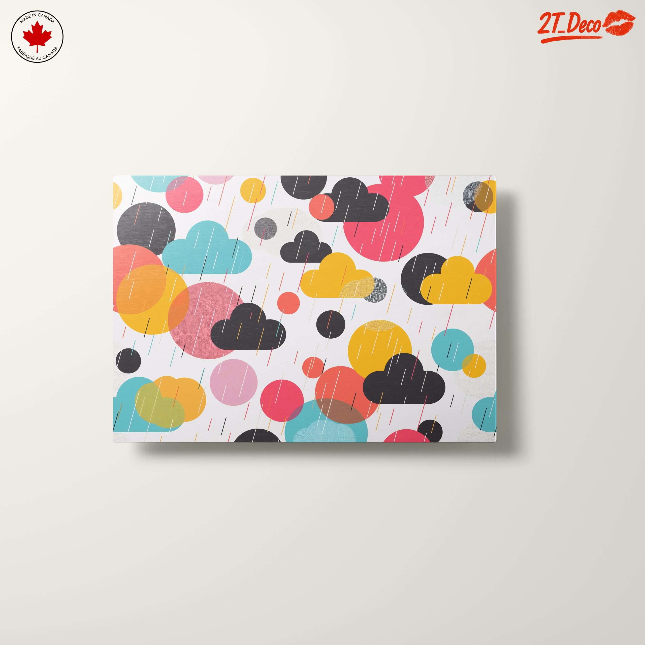 Colorful Abstract Cloud Design for Modern Decor - Image 10