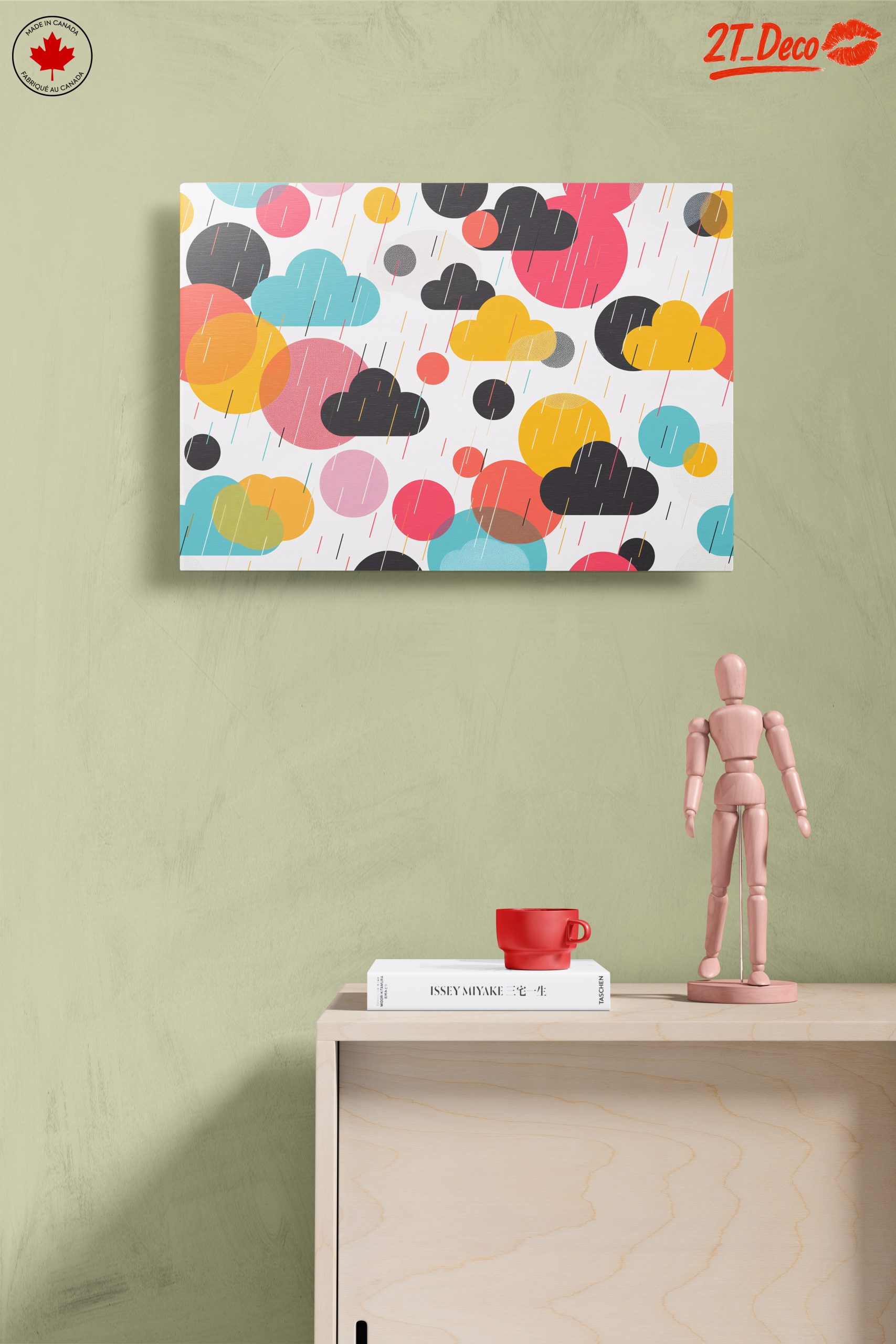 Colorful Abstract Cloud Design for Modern Decor - Image 14