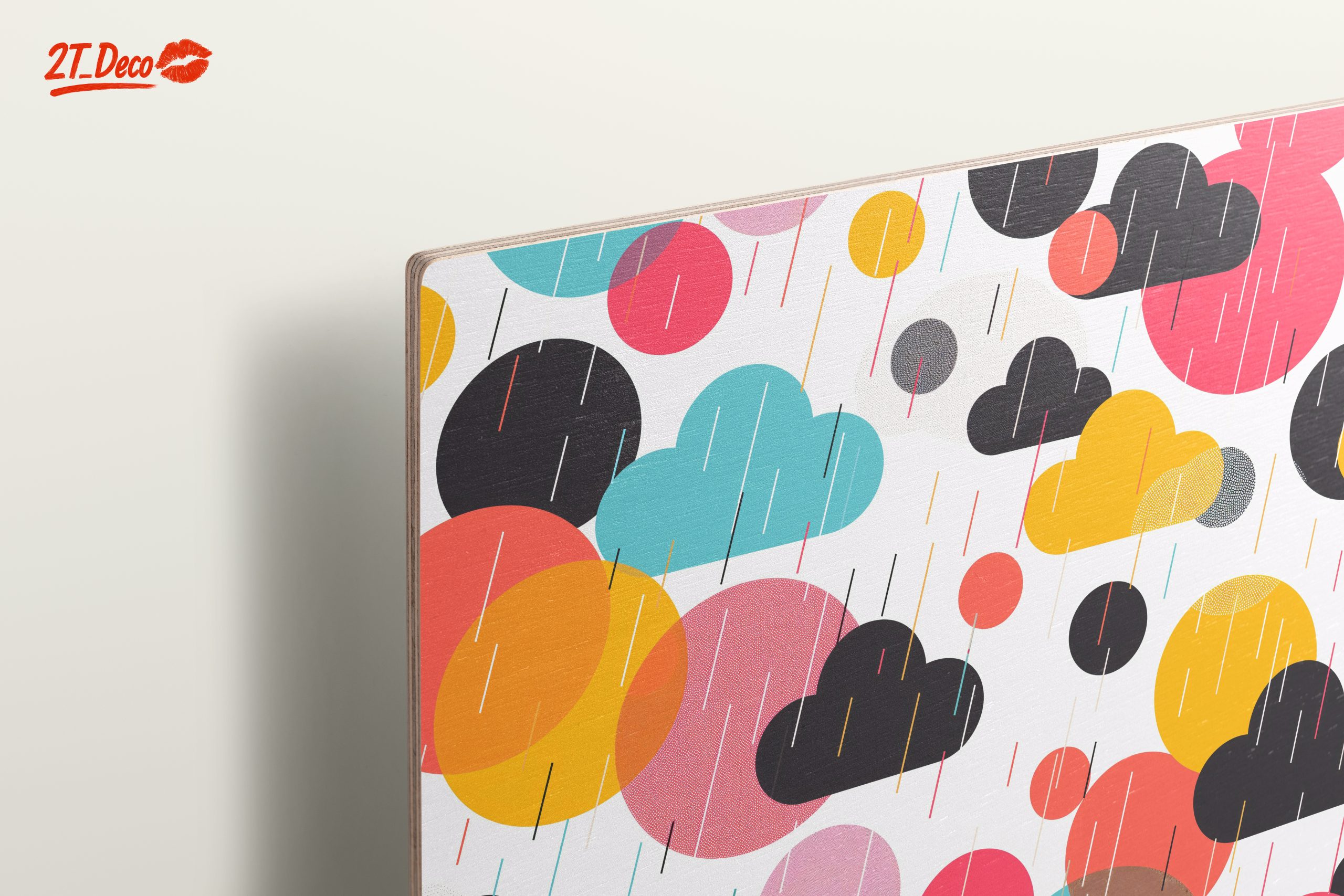 Colorful Abstract Cloud Design for Modern Decor - Image 15
