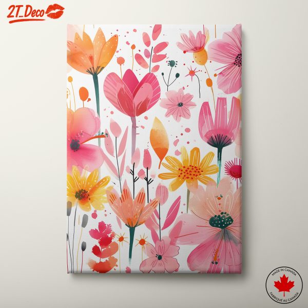Vibrant Floral Art for Decor