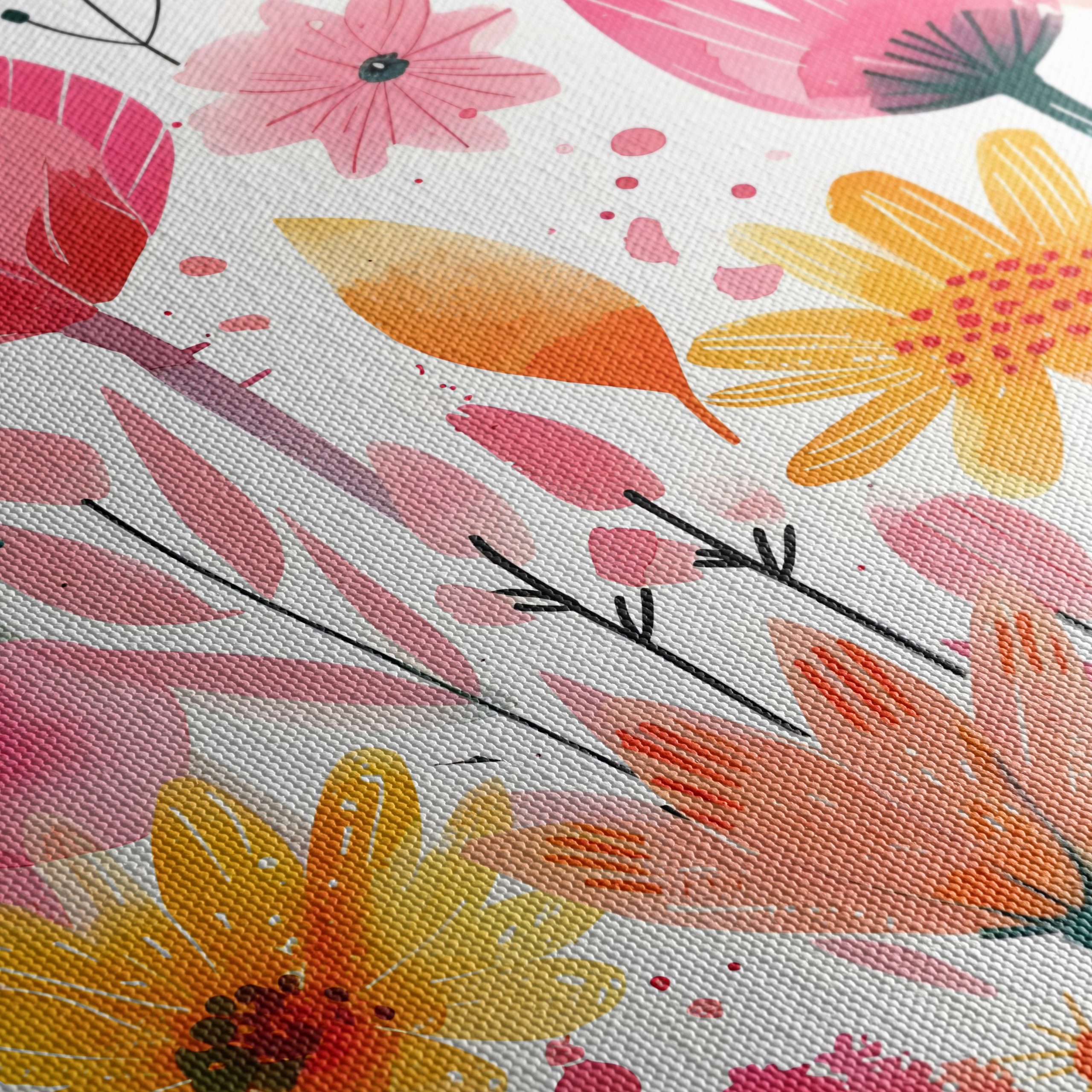 Vibrant Floral Art for Decor - Image 5