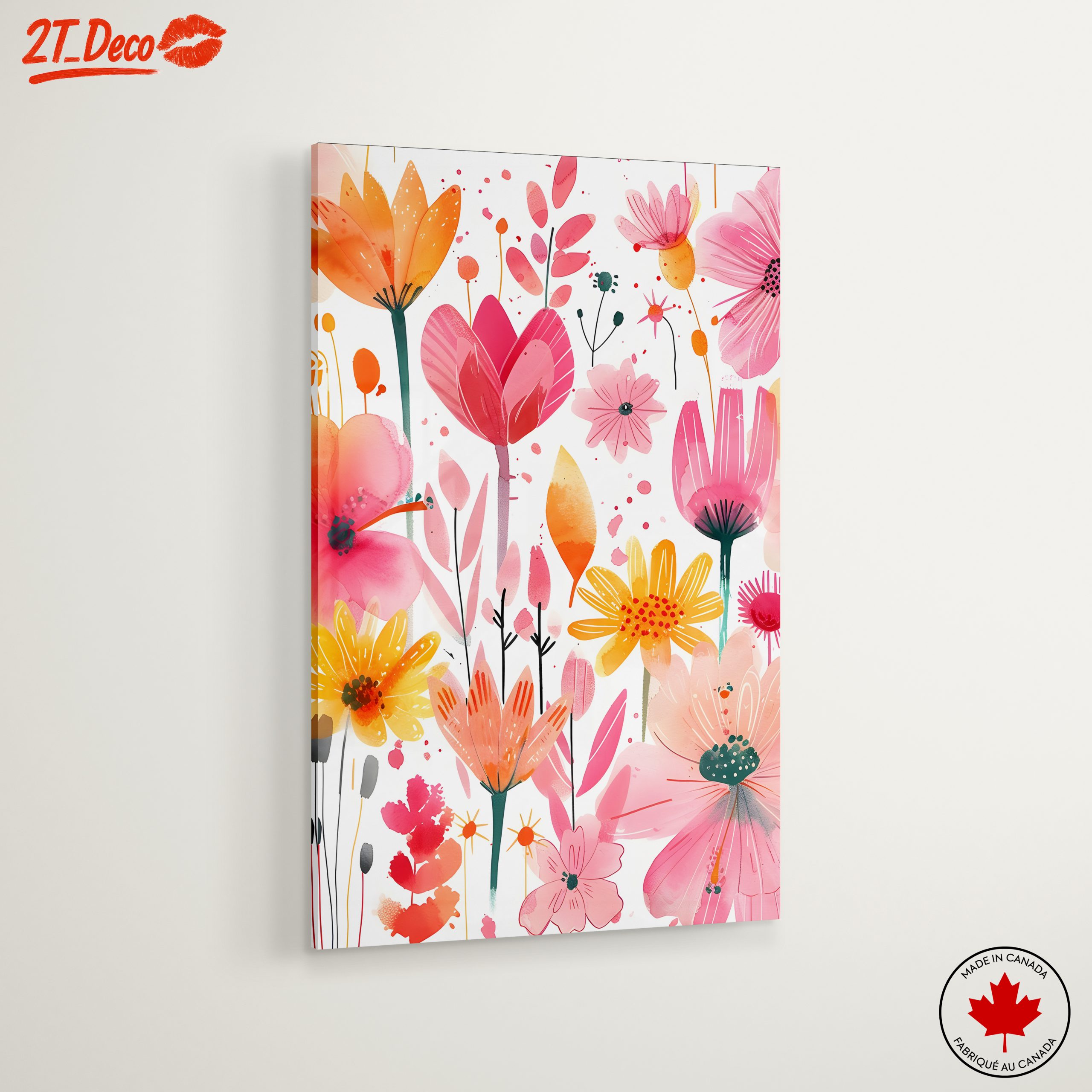 Vibrant Floral Art for Decor - Image 6