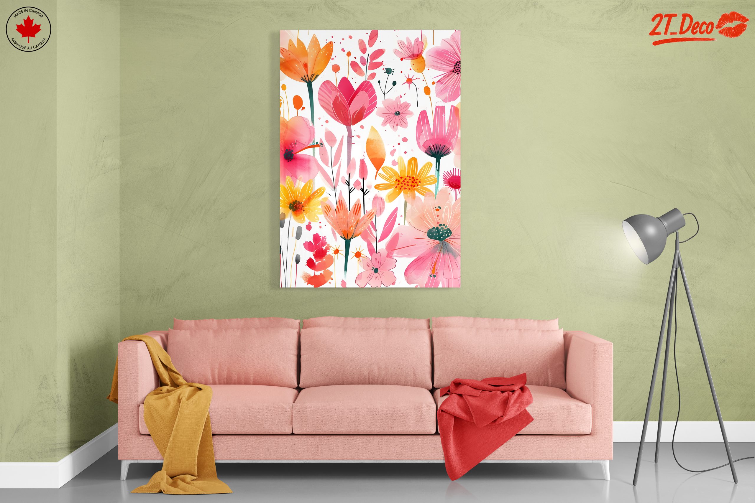 Vibrant Floral Art for Decor - Image 7