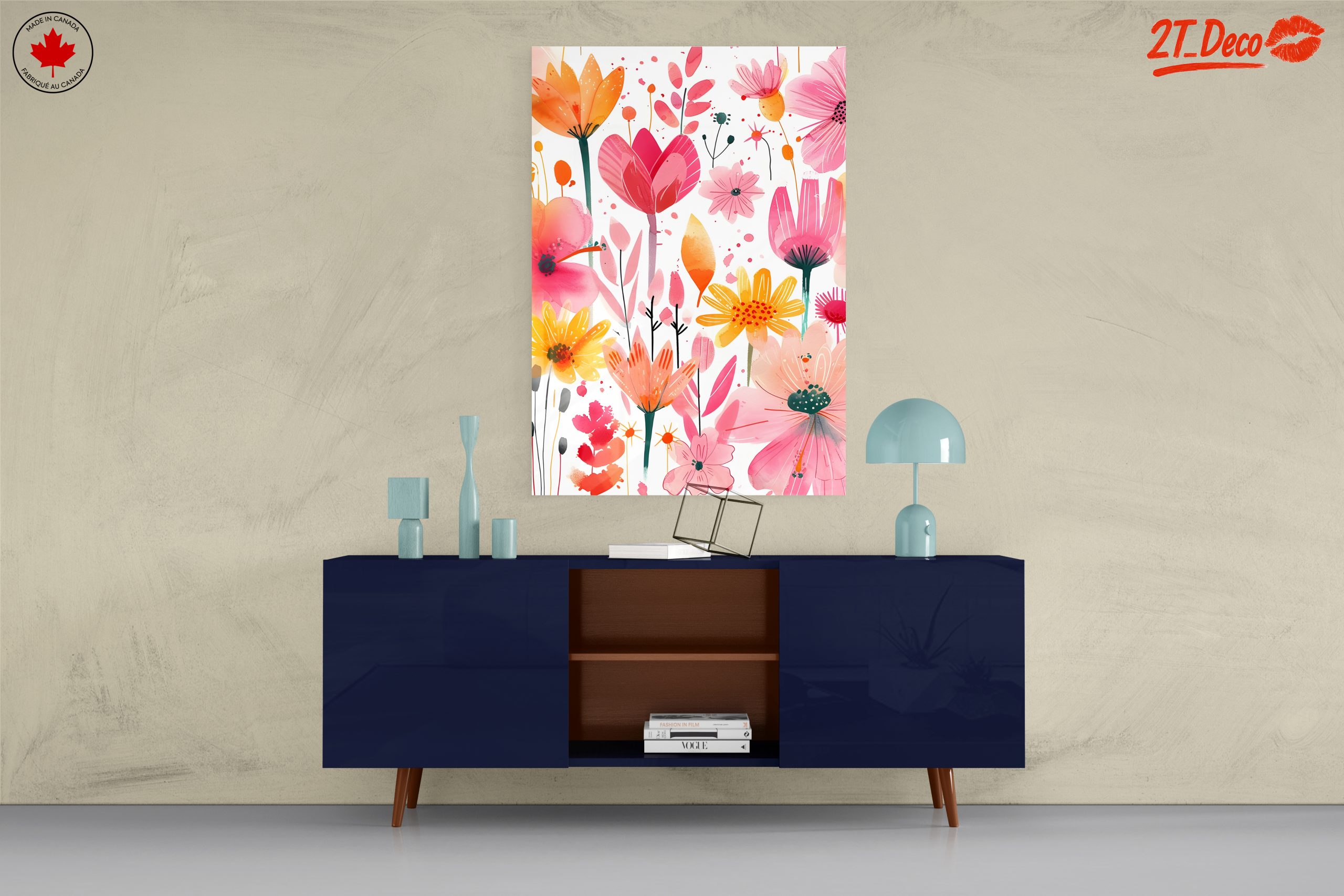 Vibrant Floral Art for Decor - Image 8