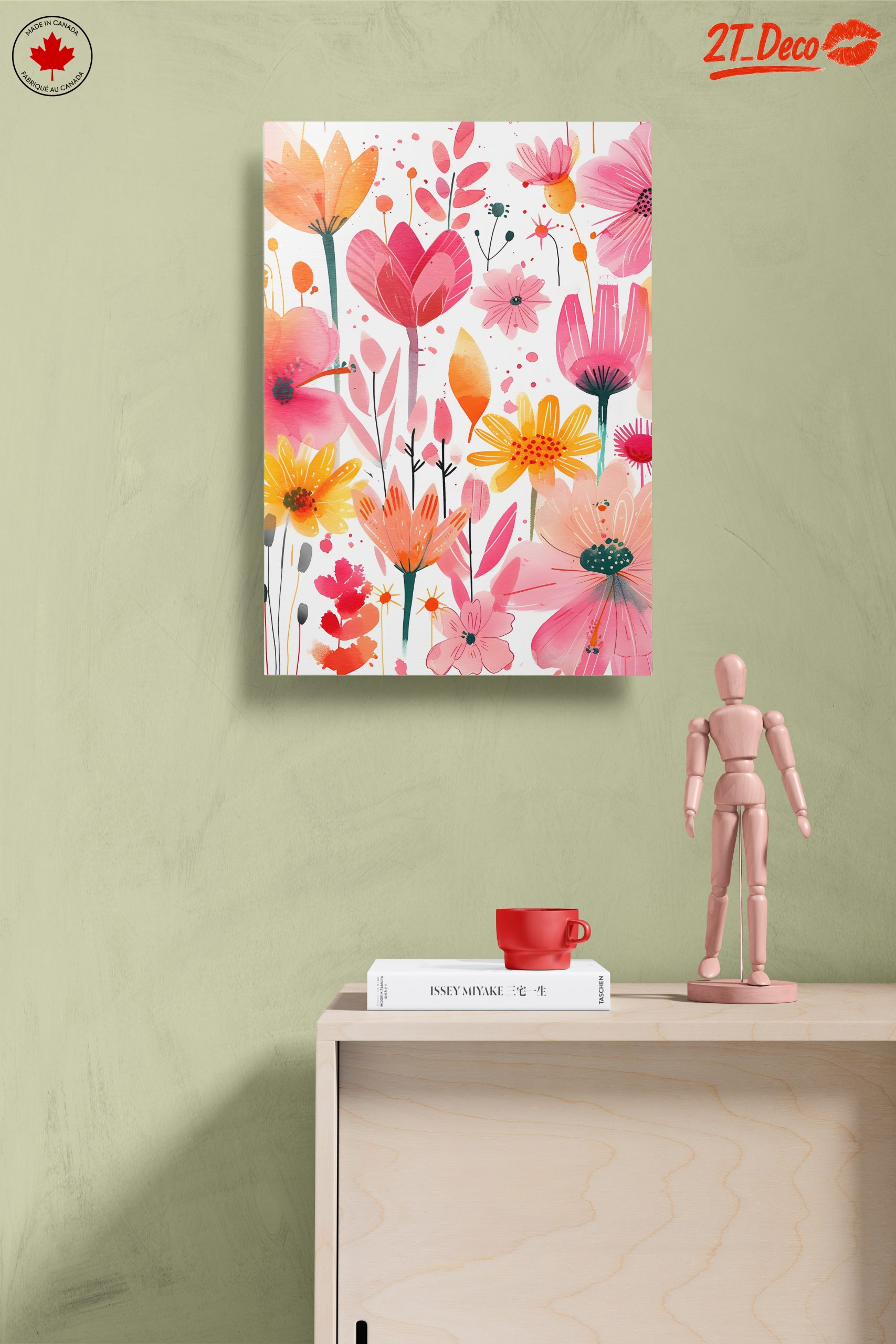 Vibrant Floral Art for Decor - Image 14