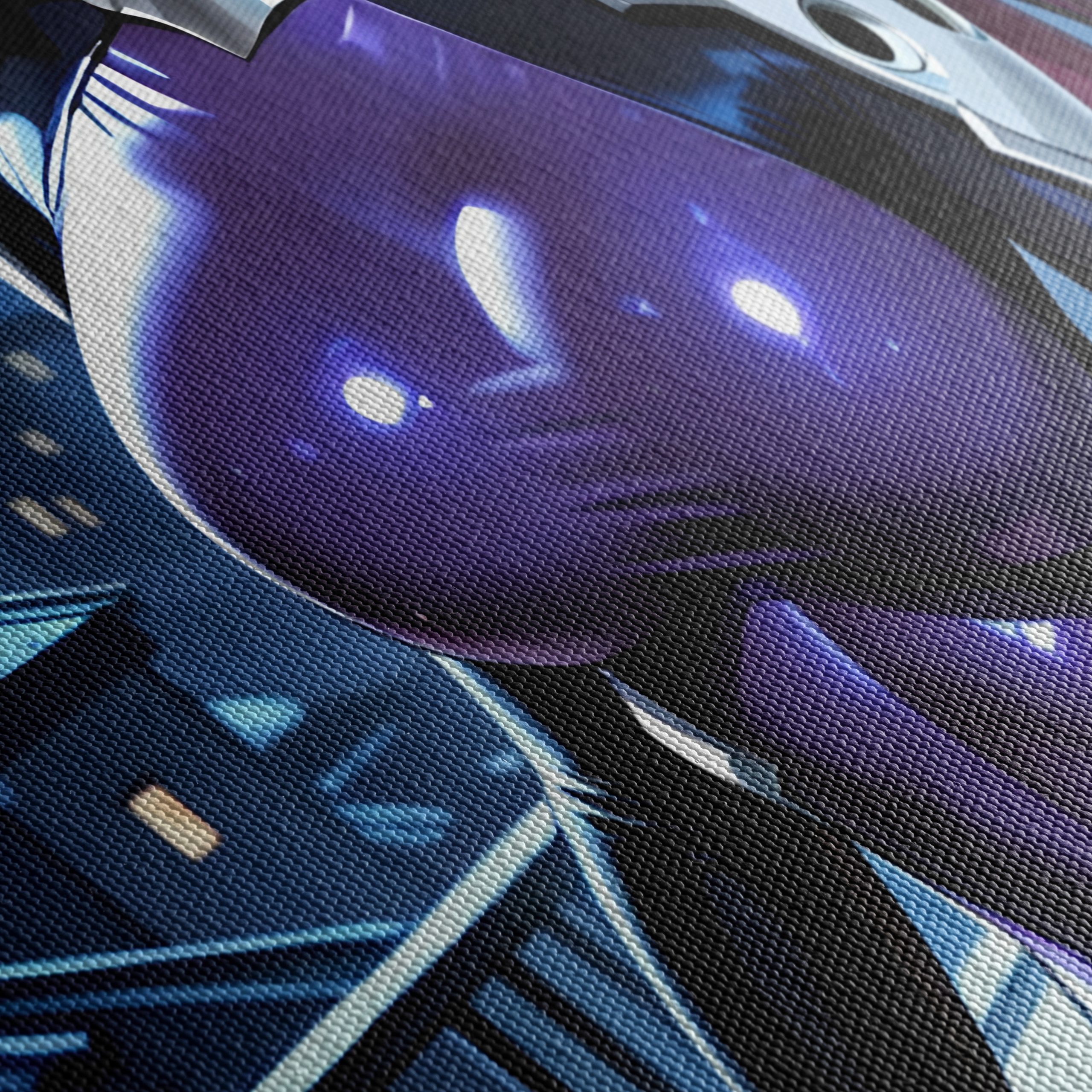Futuristic Anime Character with Purple Suit - Image 5
