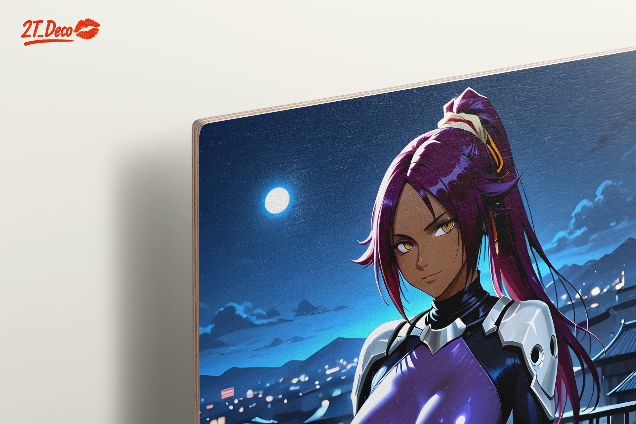Futuristic Anime Character with Purple Suit - Image 15