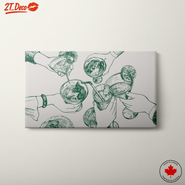 Cocktail Celebration Art for Home Bar