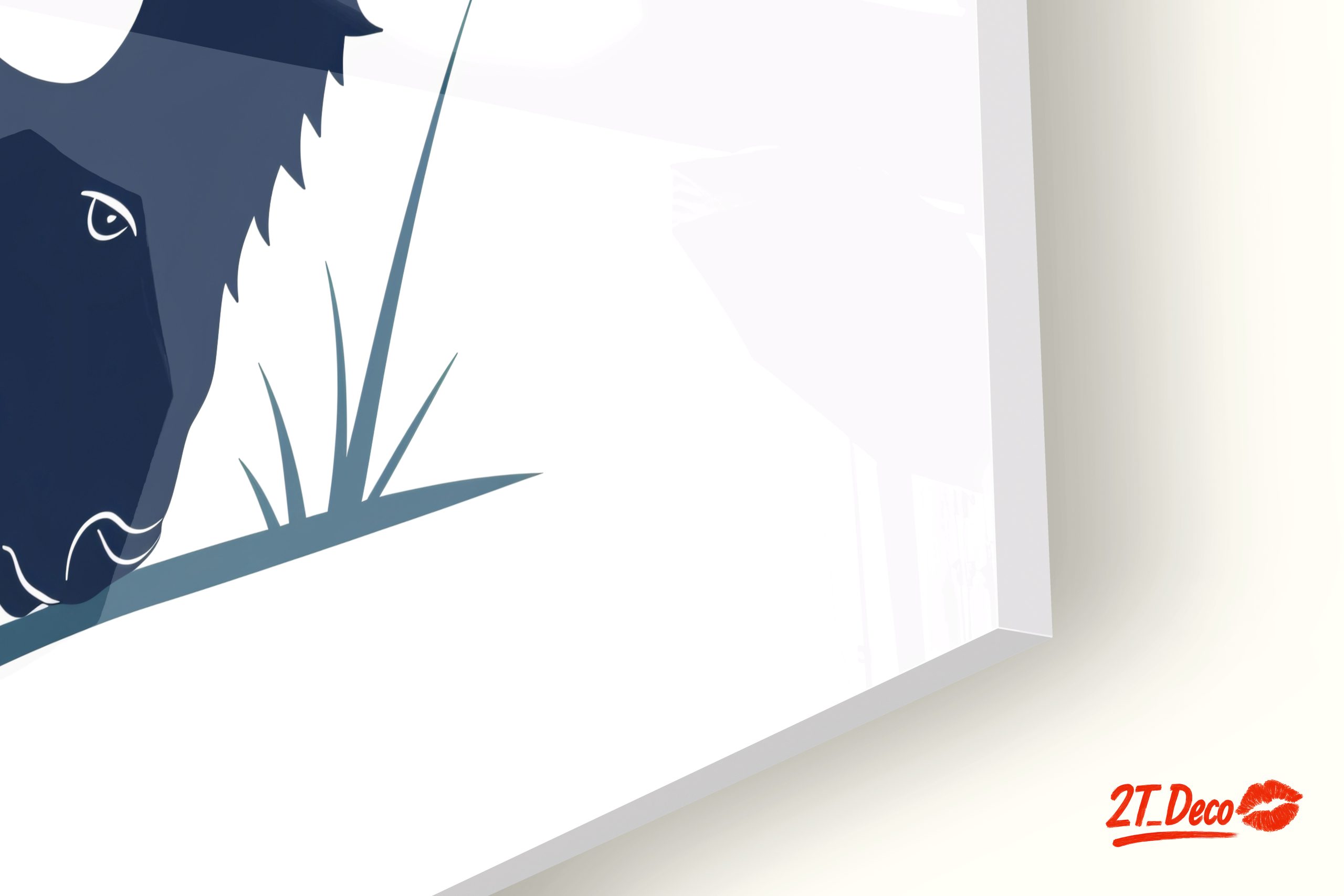 Stylized Bison Silhouette Art - Image 9