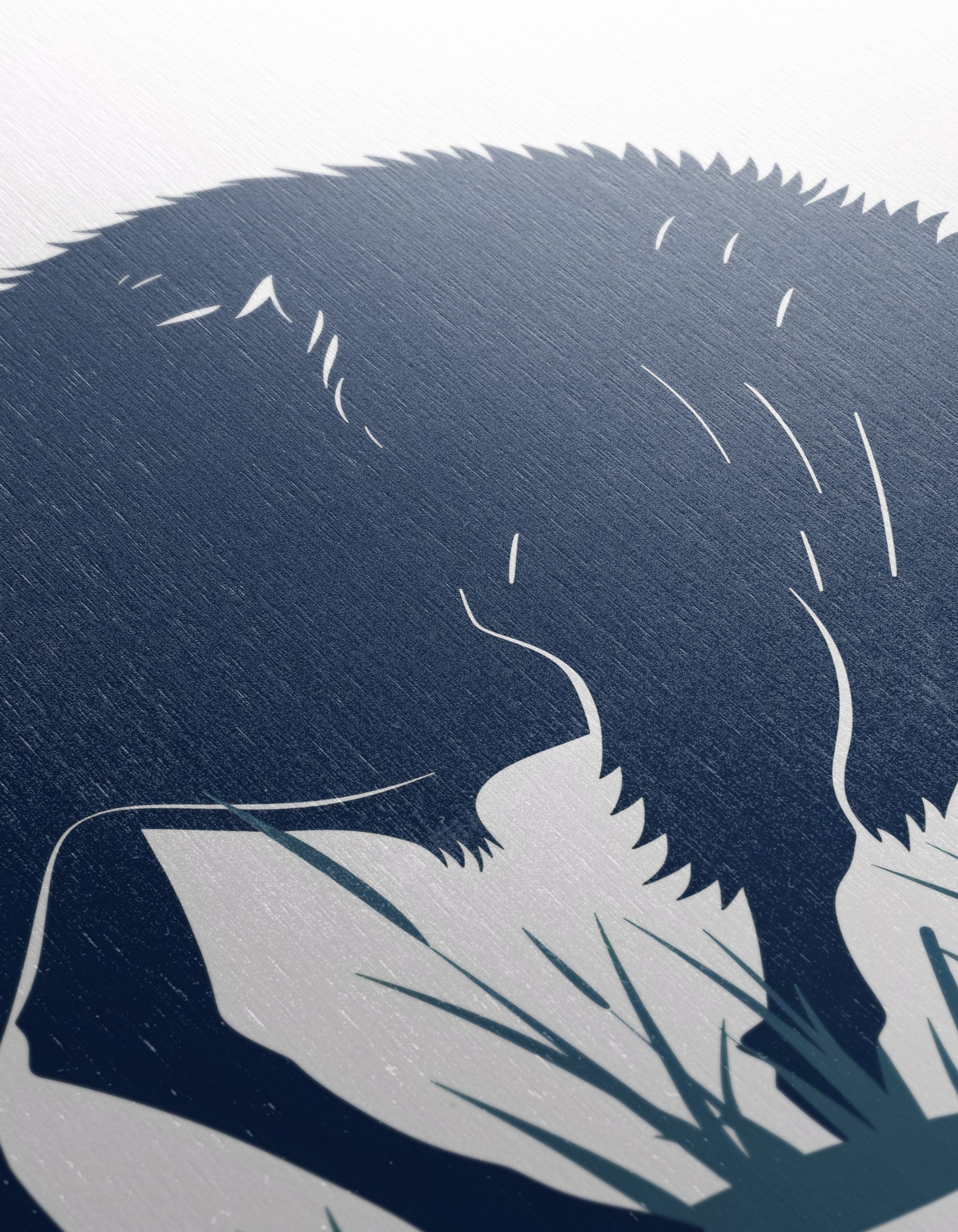 Stylized Bison Silhouette Art - Image 12