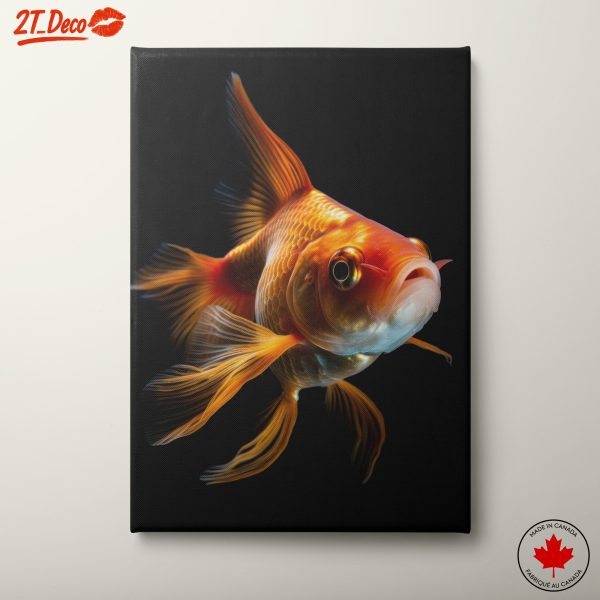 Vibrant Goldfish Wall Art
