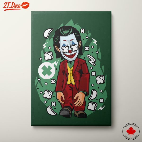 Stylized Joker Comic Character Art