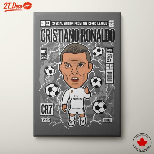 Cristiano Ronaldo Comic Style Art