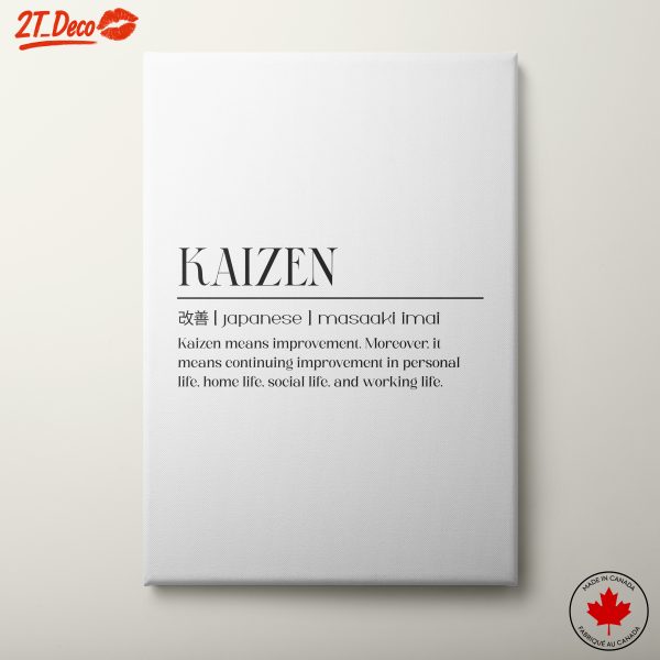Kaizen Inspirational Typography Art