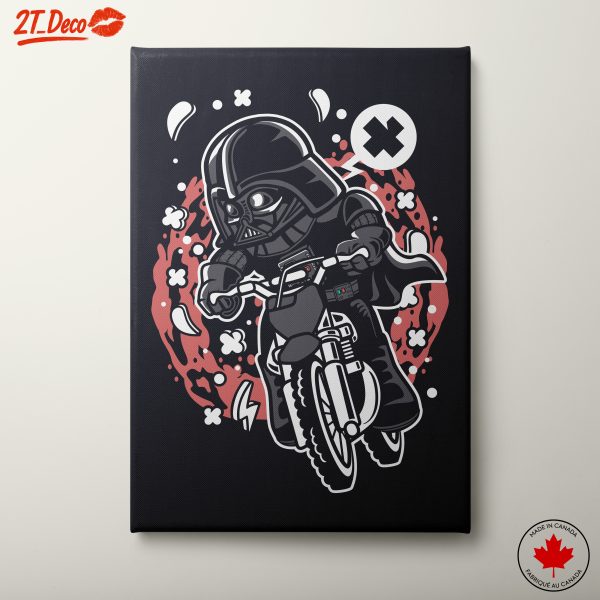 Cool Animated Character Riding a Motorbike