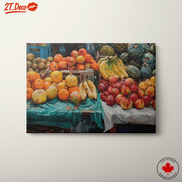 Vibrant Abstract Food Still Life Art
