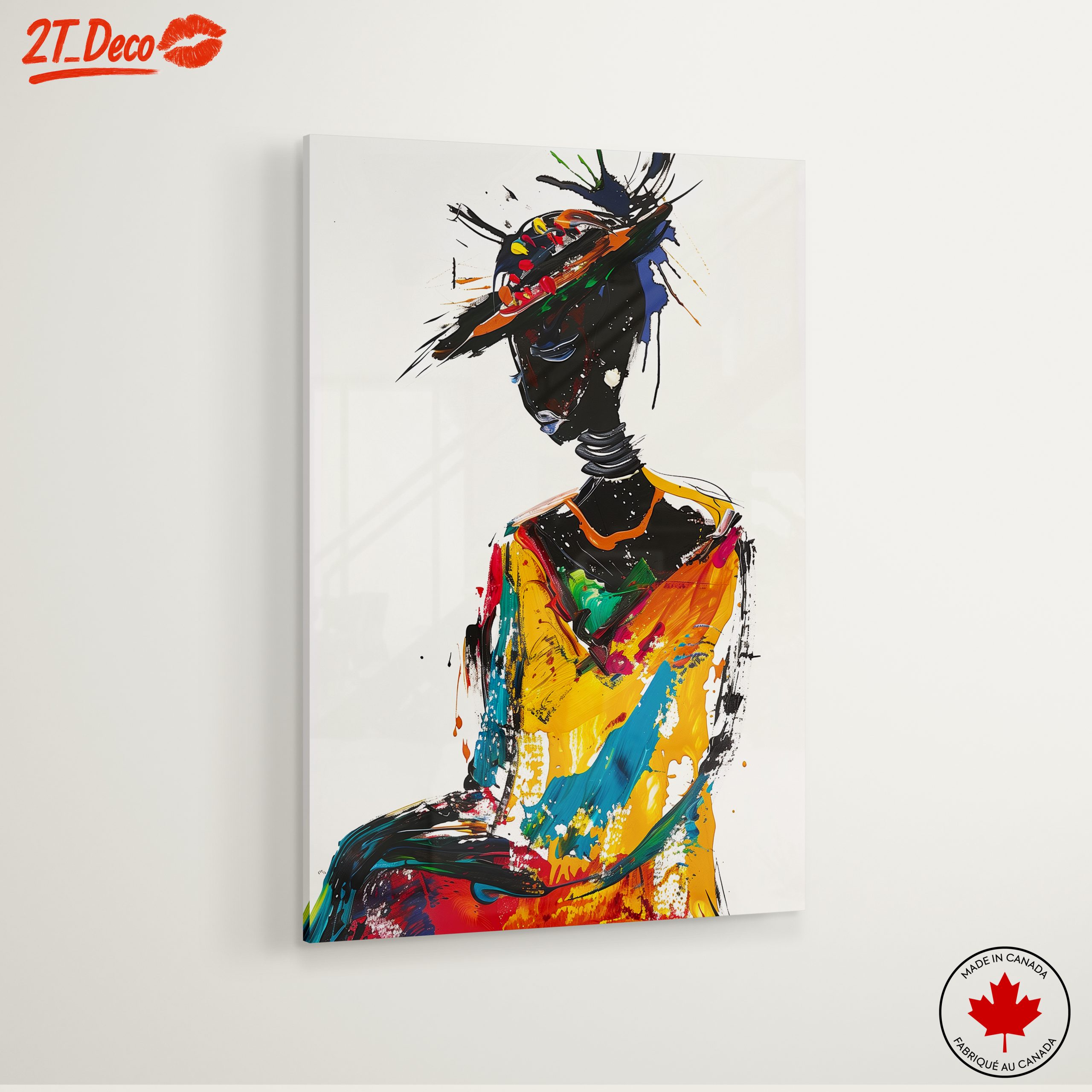 Vibrant Afro Art Portrait 8 - Image 6