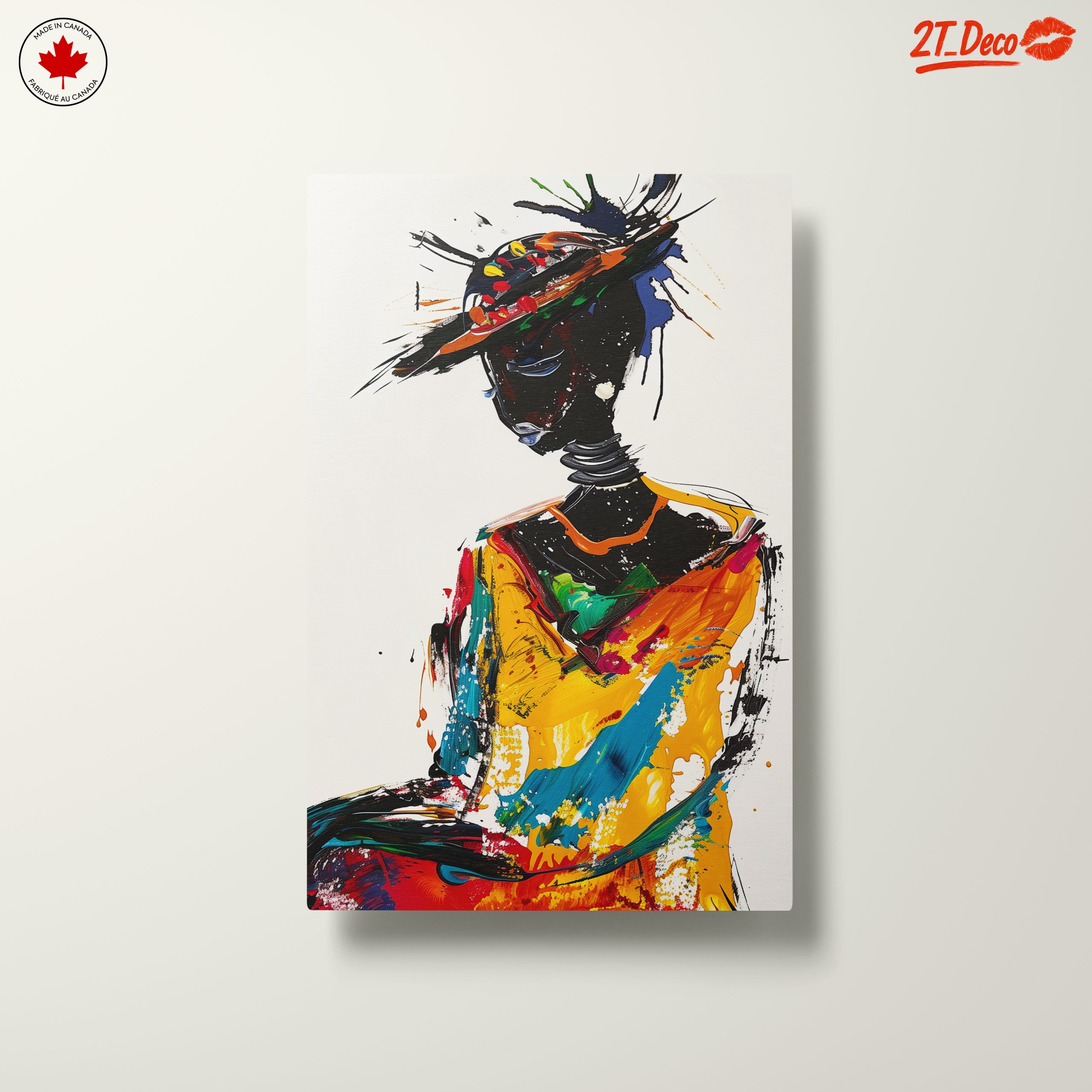Vibrant Afro Art Portrait 8 - Image 10