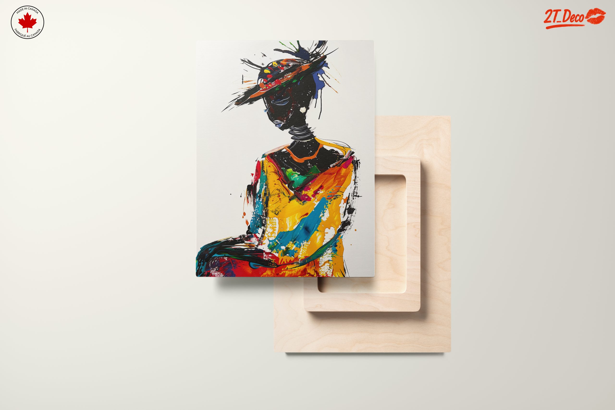 Vibrant Afro Art Portrait 8 - Image 11