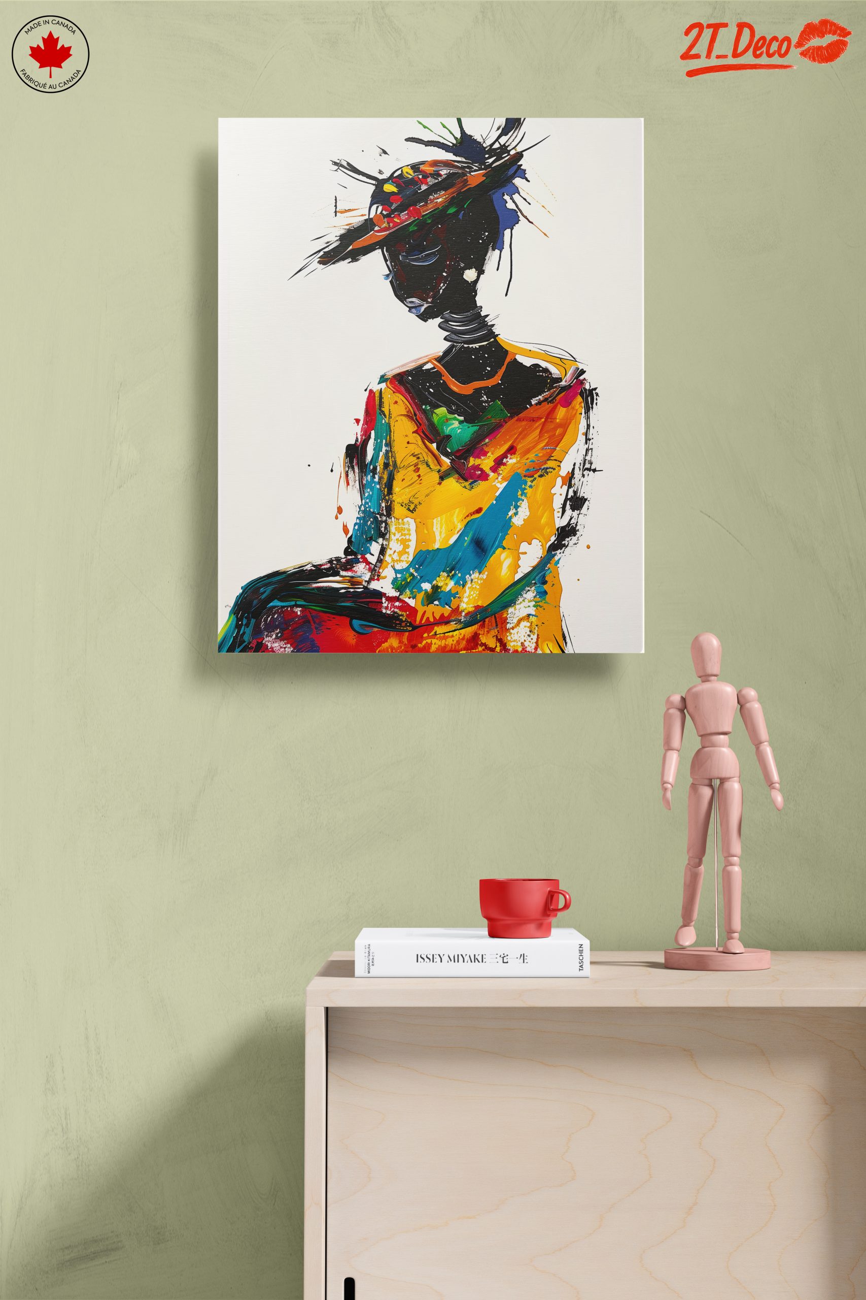 Vibrant Afro Art Portrait 8 - Image 14
