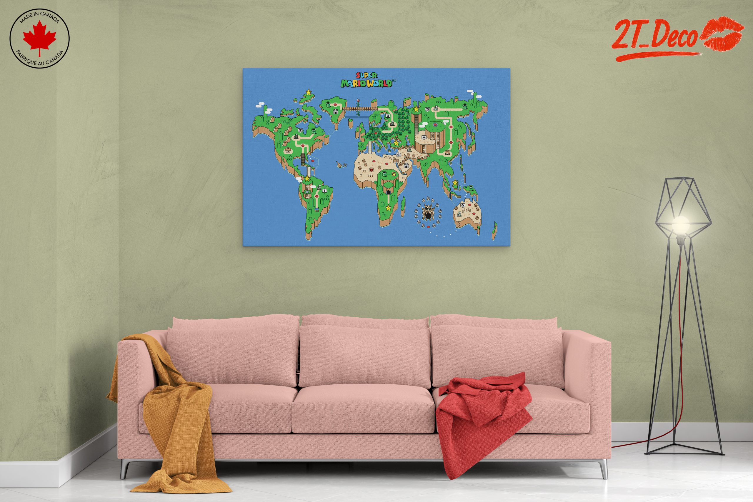 Super Mario World Map Art - Image 2