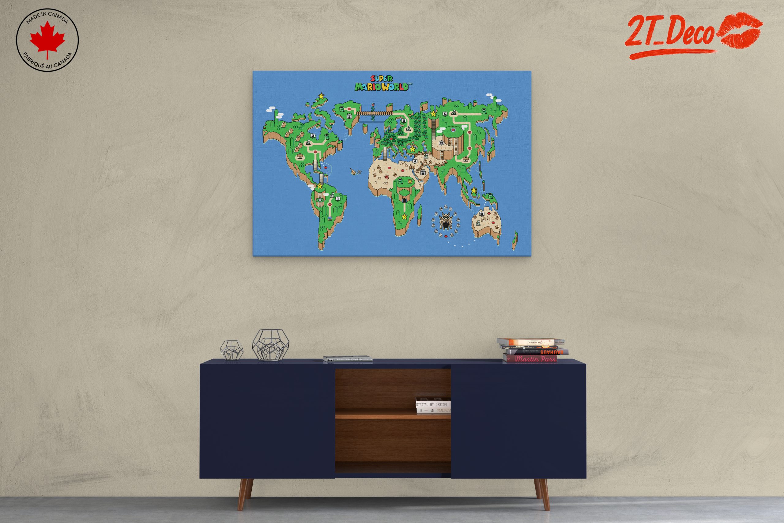 Super Mario World Map Art - Image 3