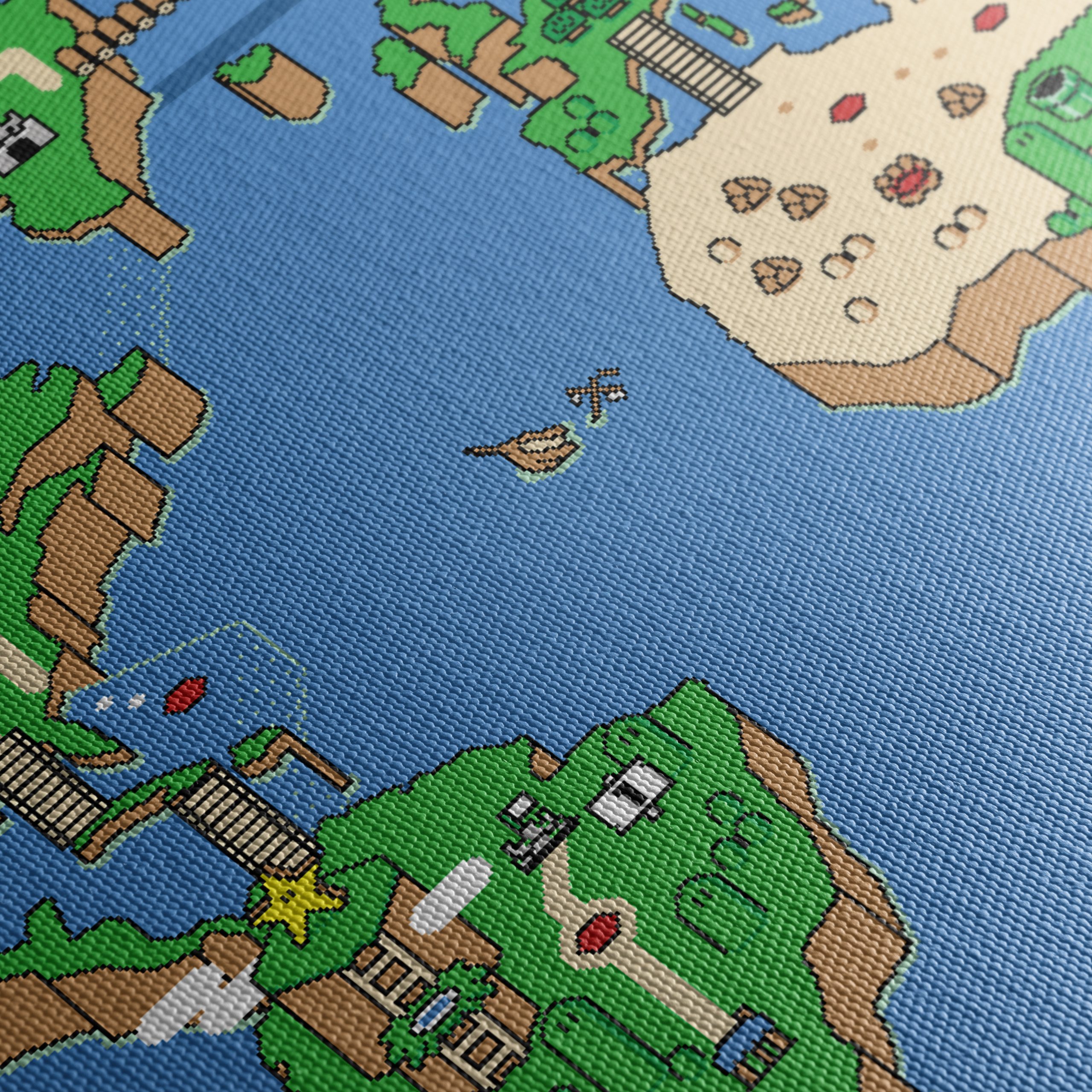 Super Mario World Map Art - Image 5