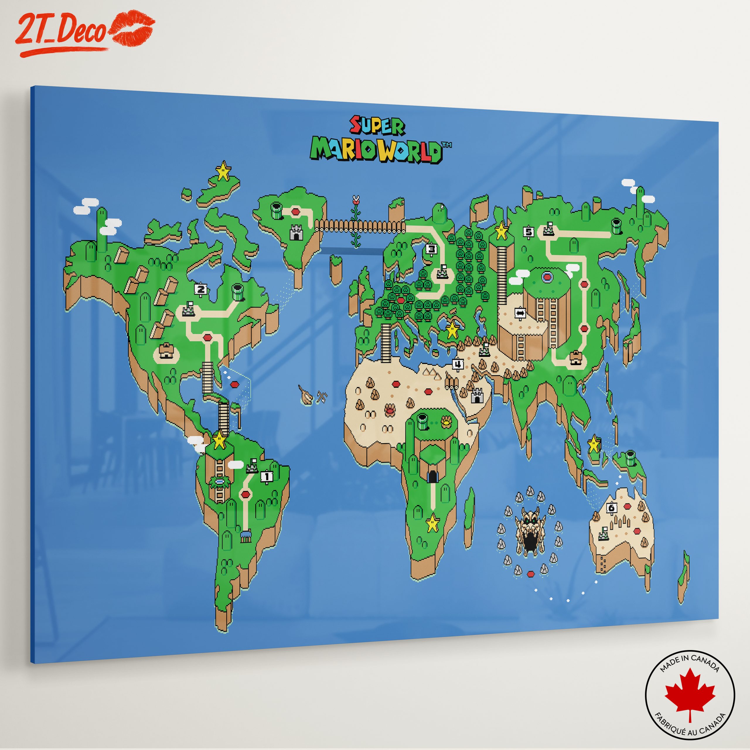 Super Mario World Map Art - Image 6