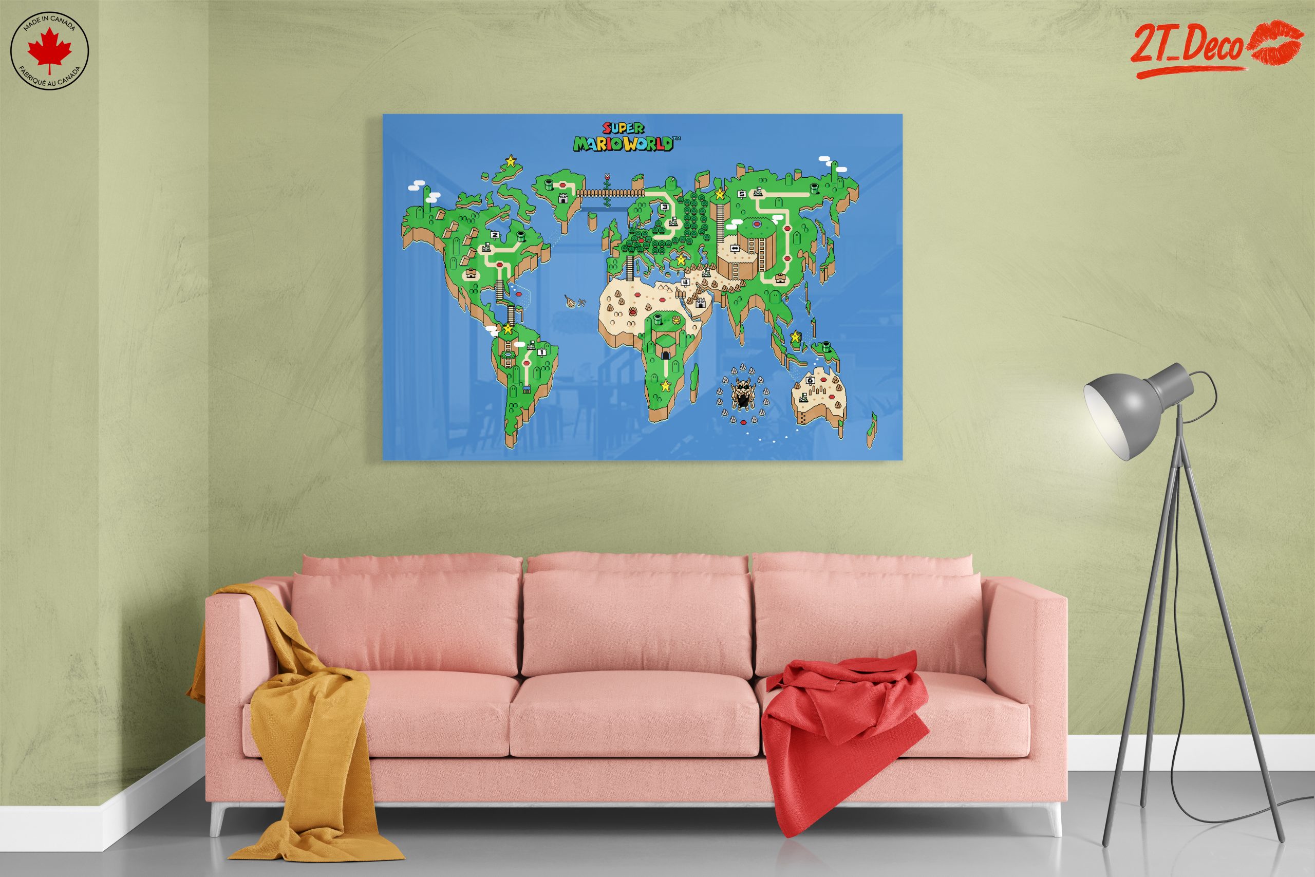 Super Mario World Map Art - Image 7