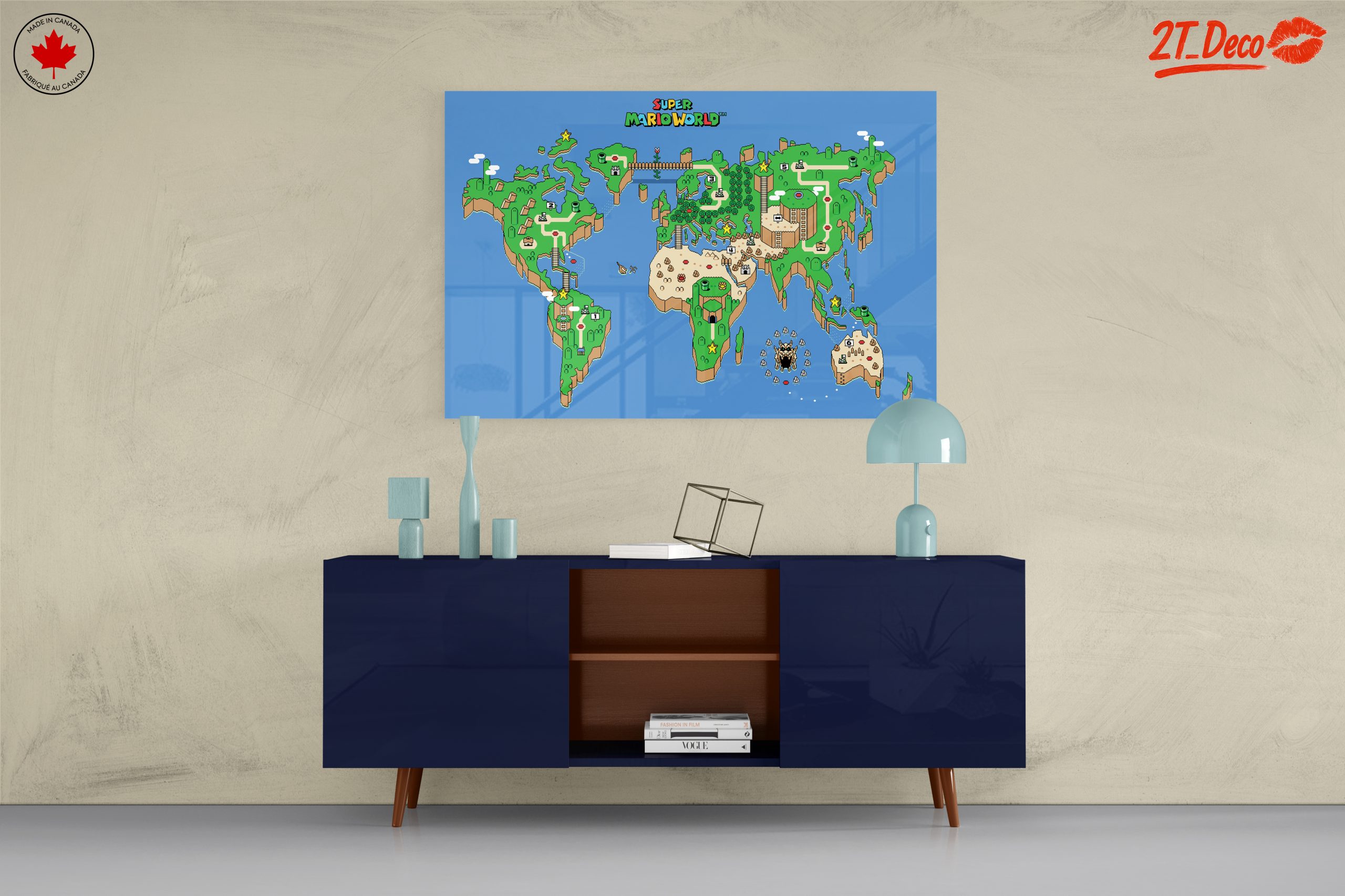 Super Mario World Map Art - Image 8