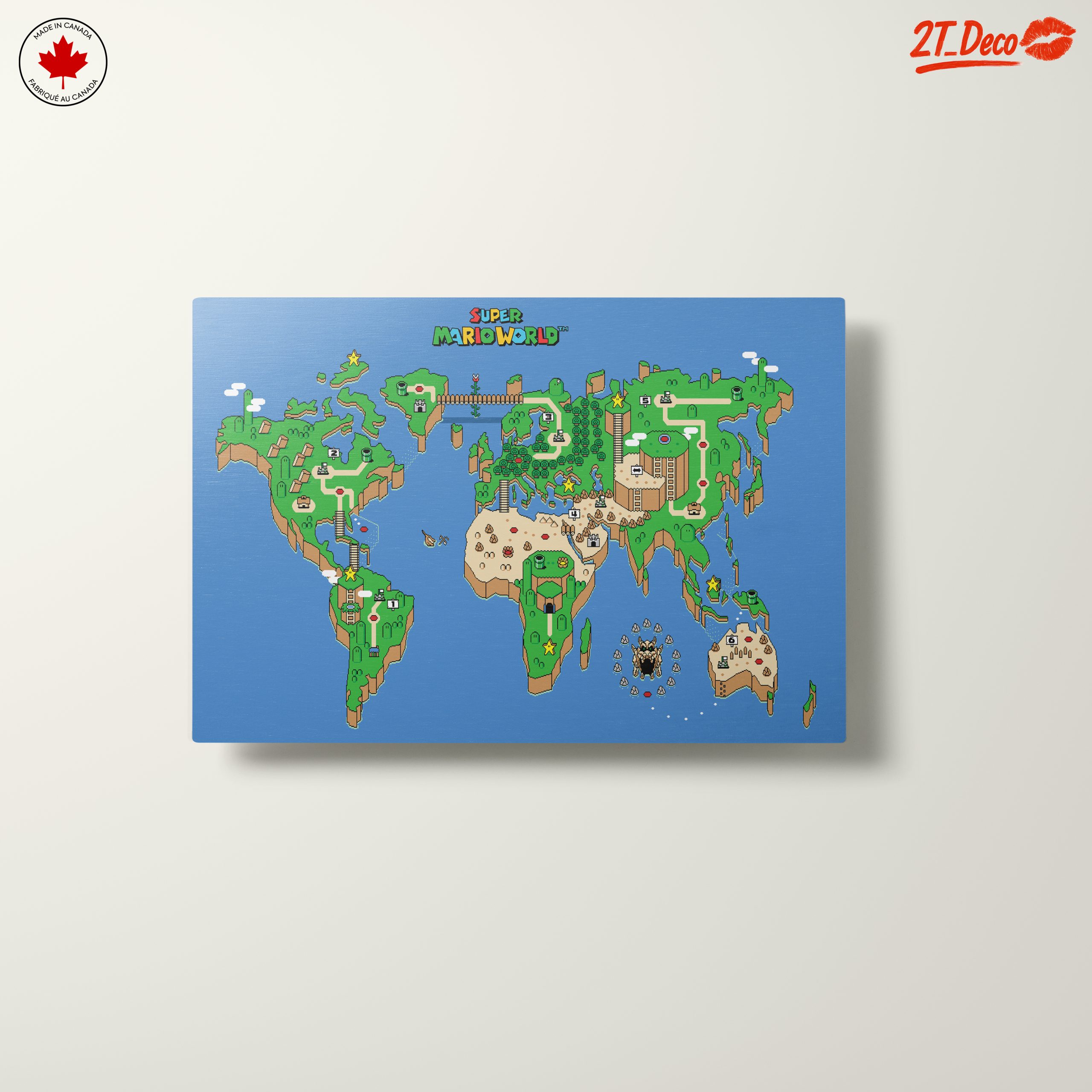 Super Mario World Map Art - Image 10