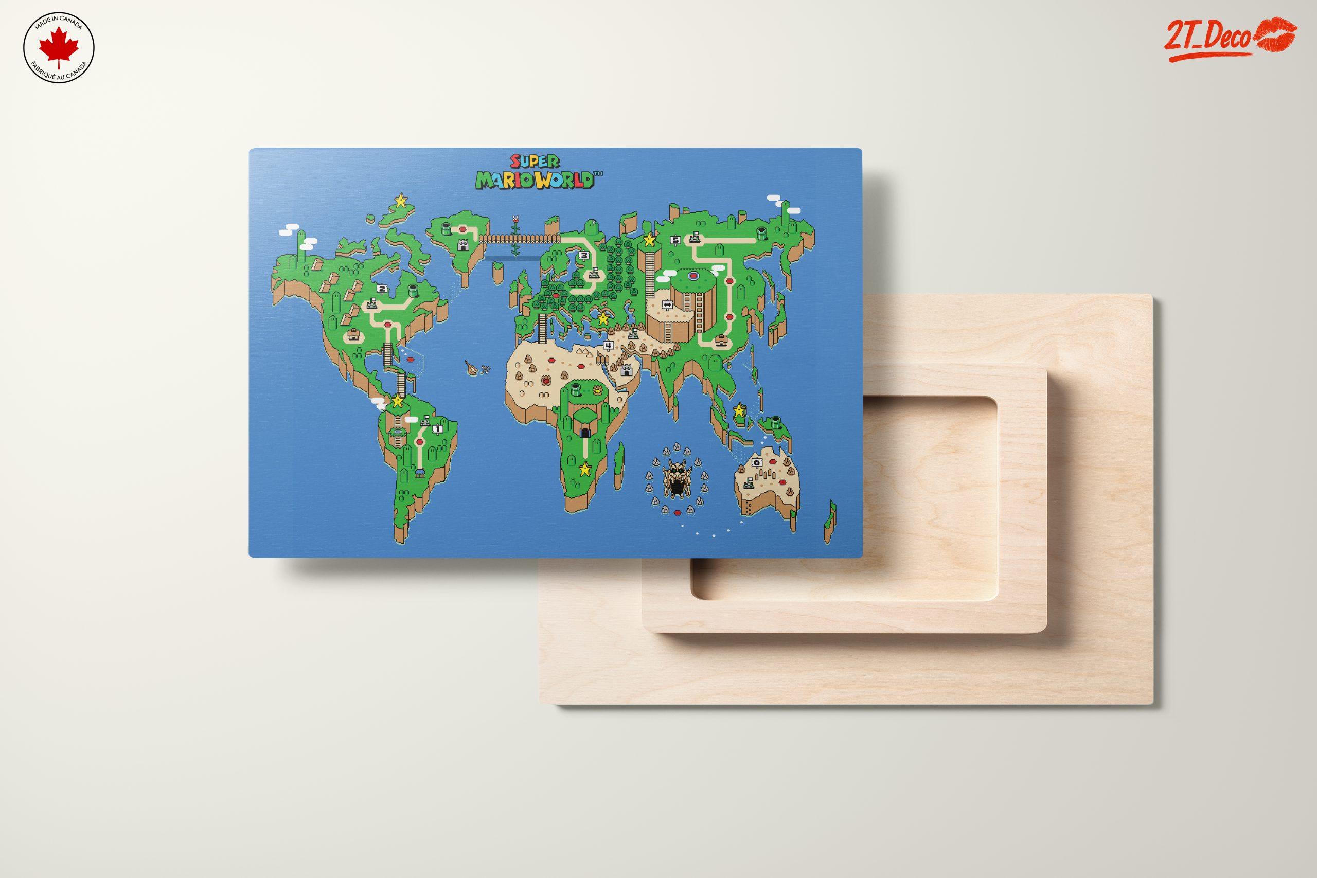 Super Mario World Map Art - Image 11