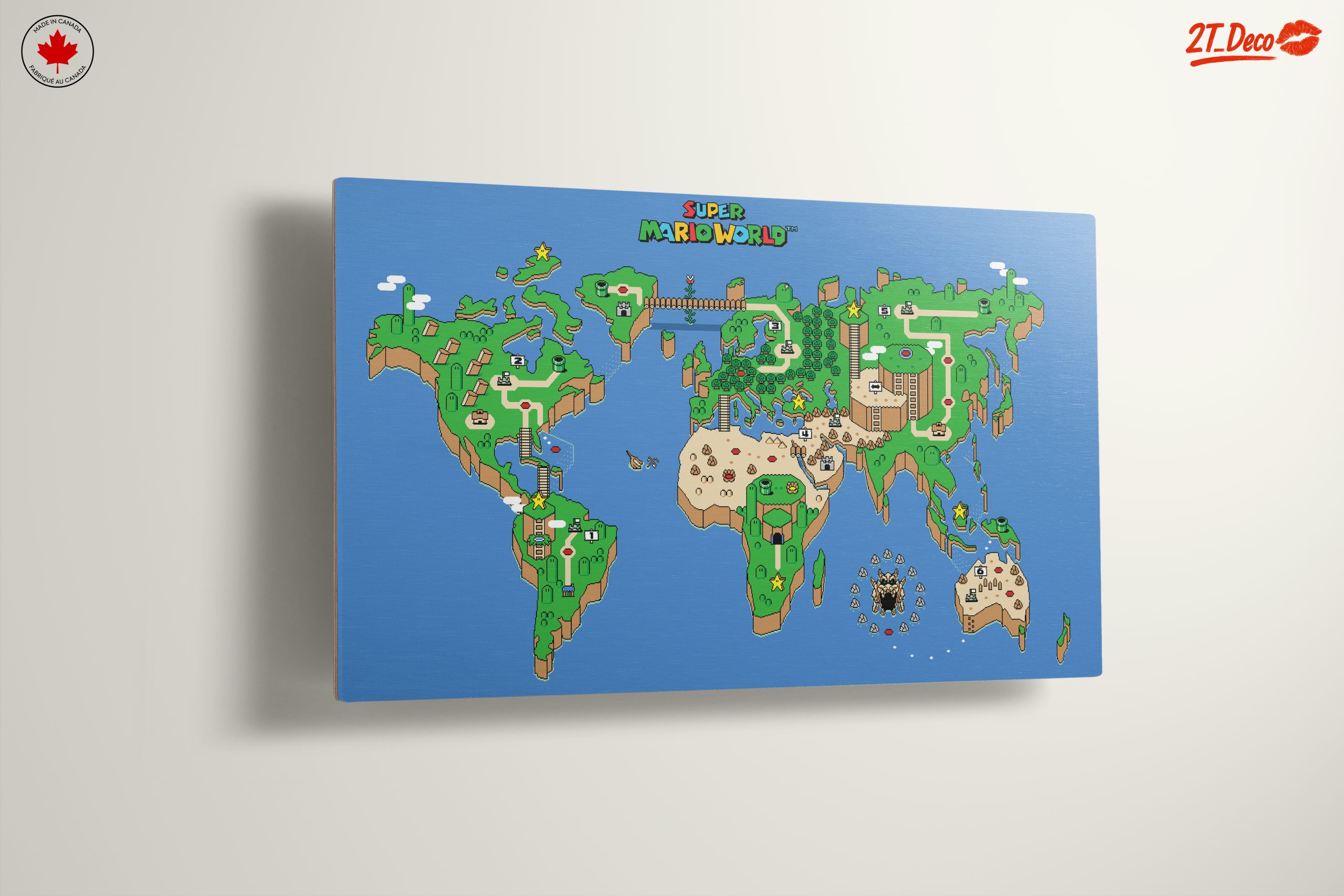Super Mario World Map Art - Image 13