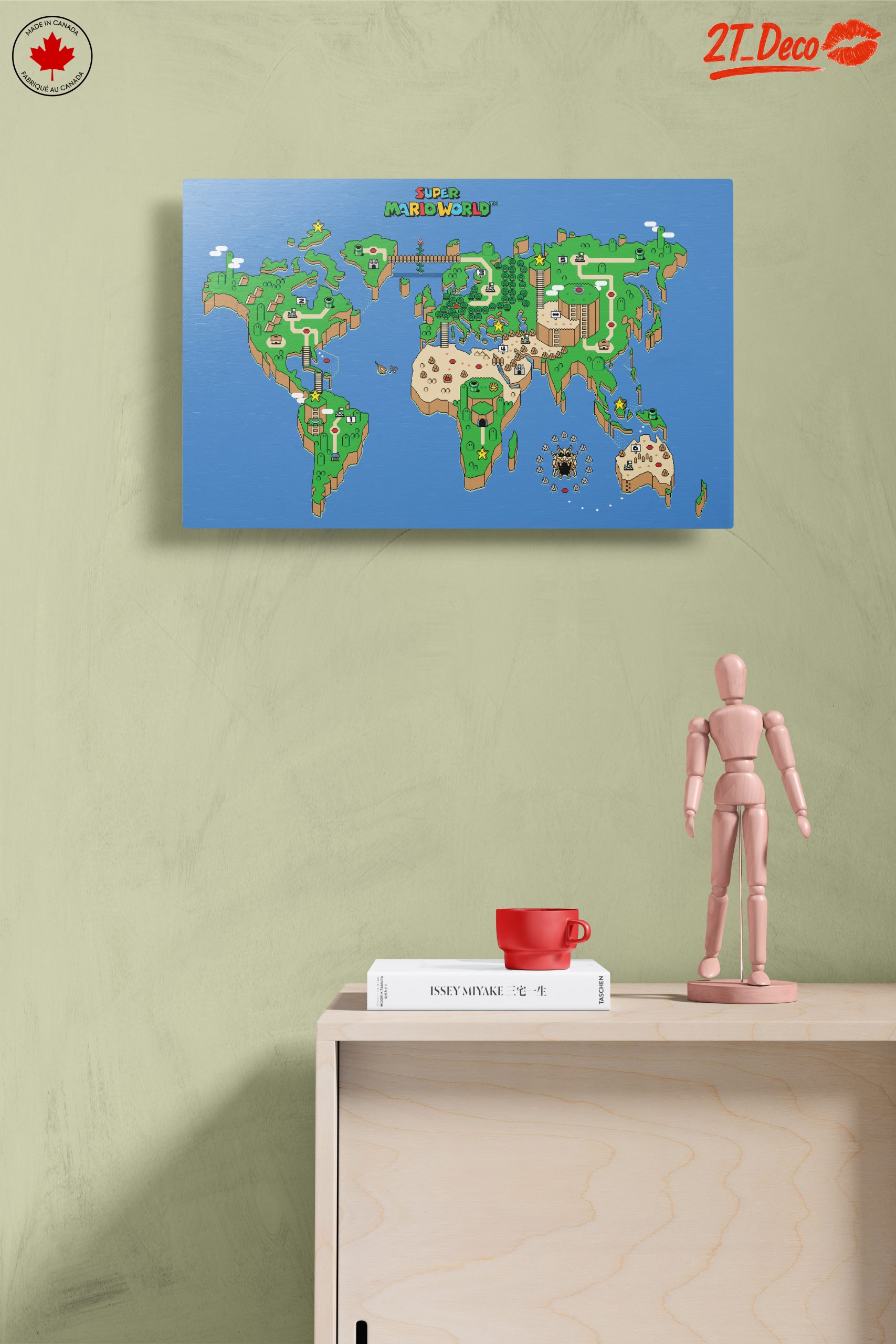 Super Mario World Map Art - Image 14