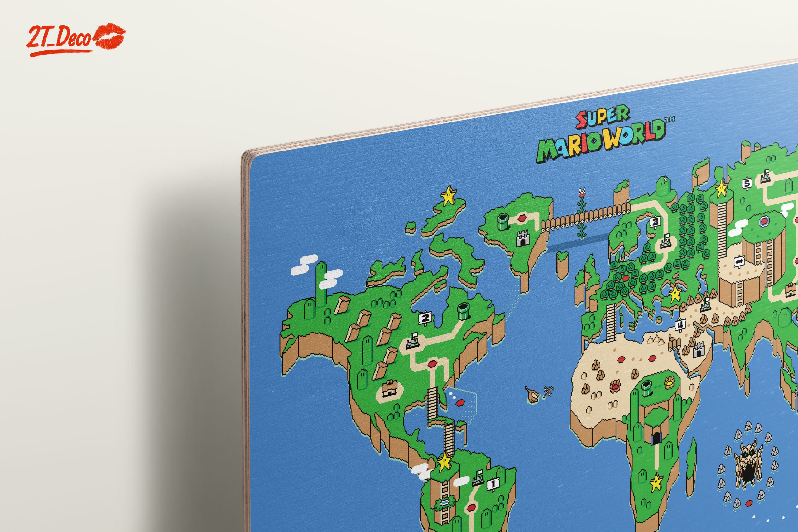 Super Mario World Map Art - Image 15