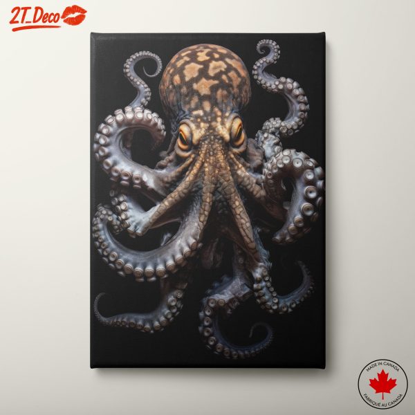 Realistic Octopus Wall Art