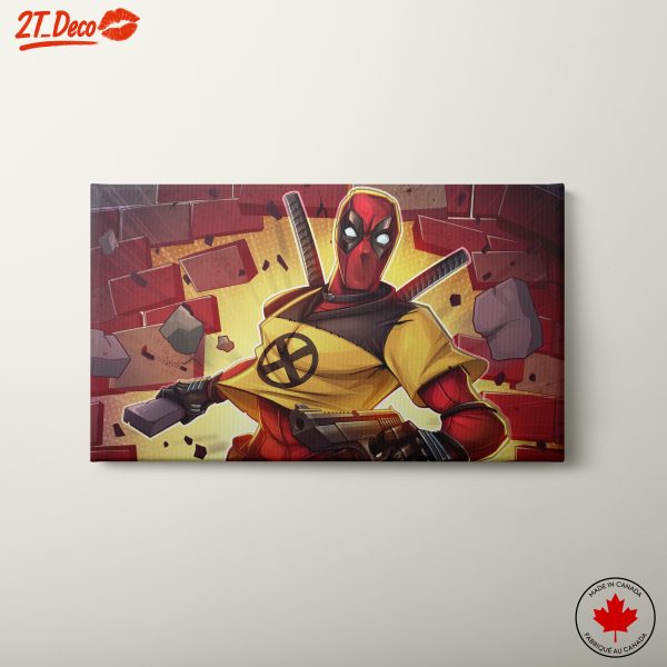 Dynamic Deadpool Poster Art