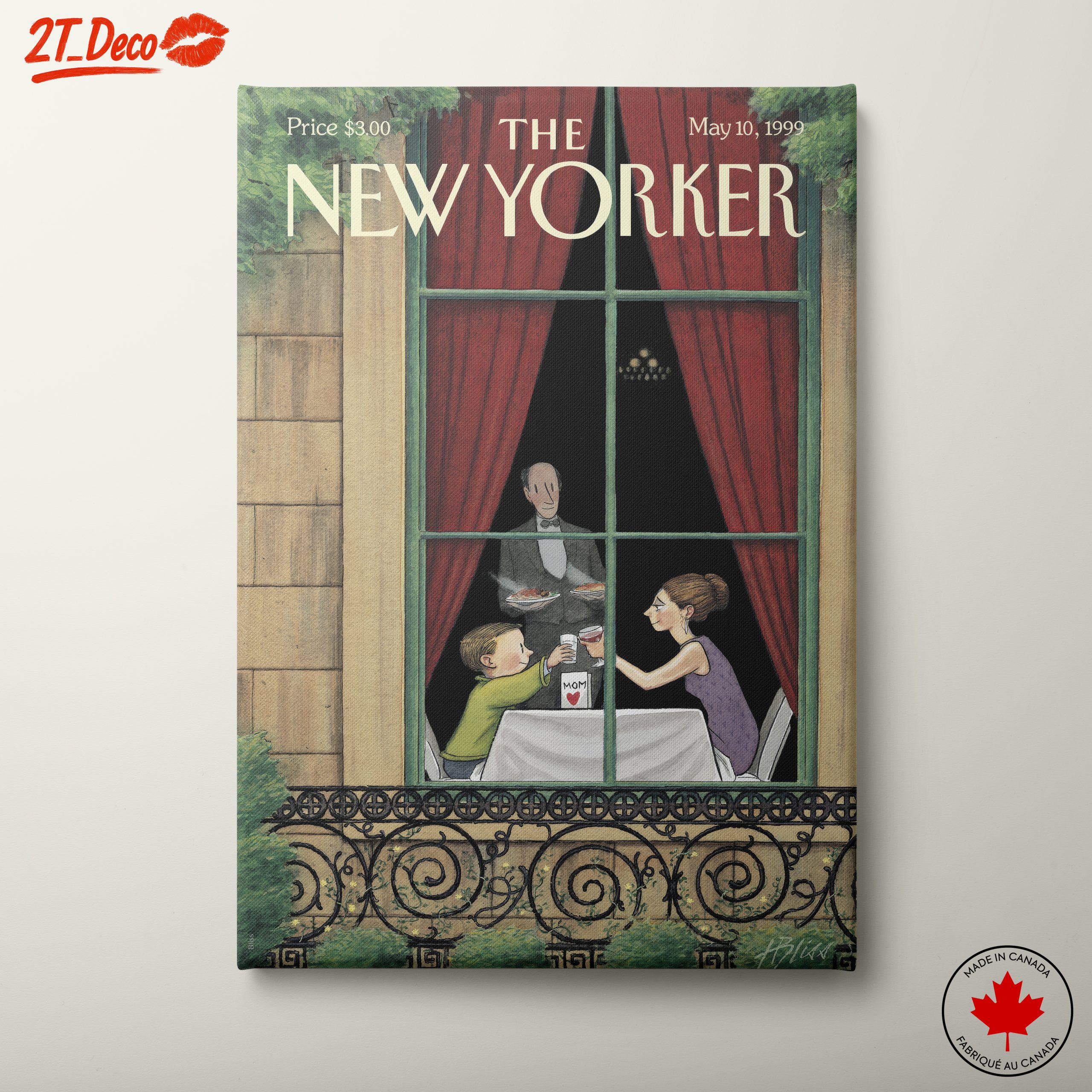 Charming New Yorker Magazine Art