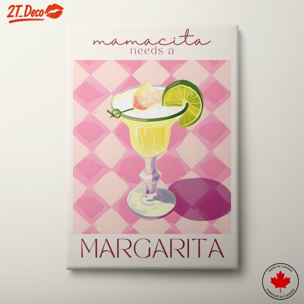 Margarita Cocktail Art for Home Decor