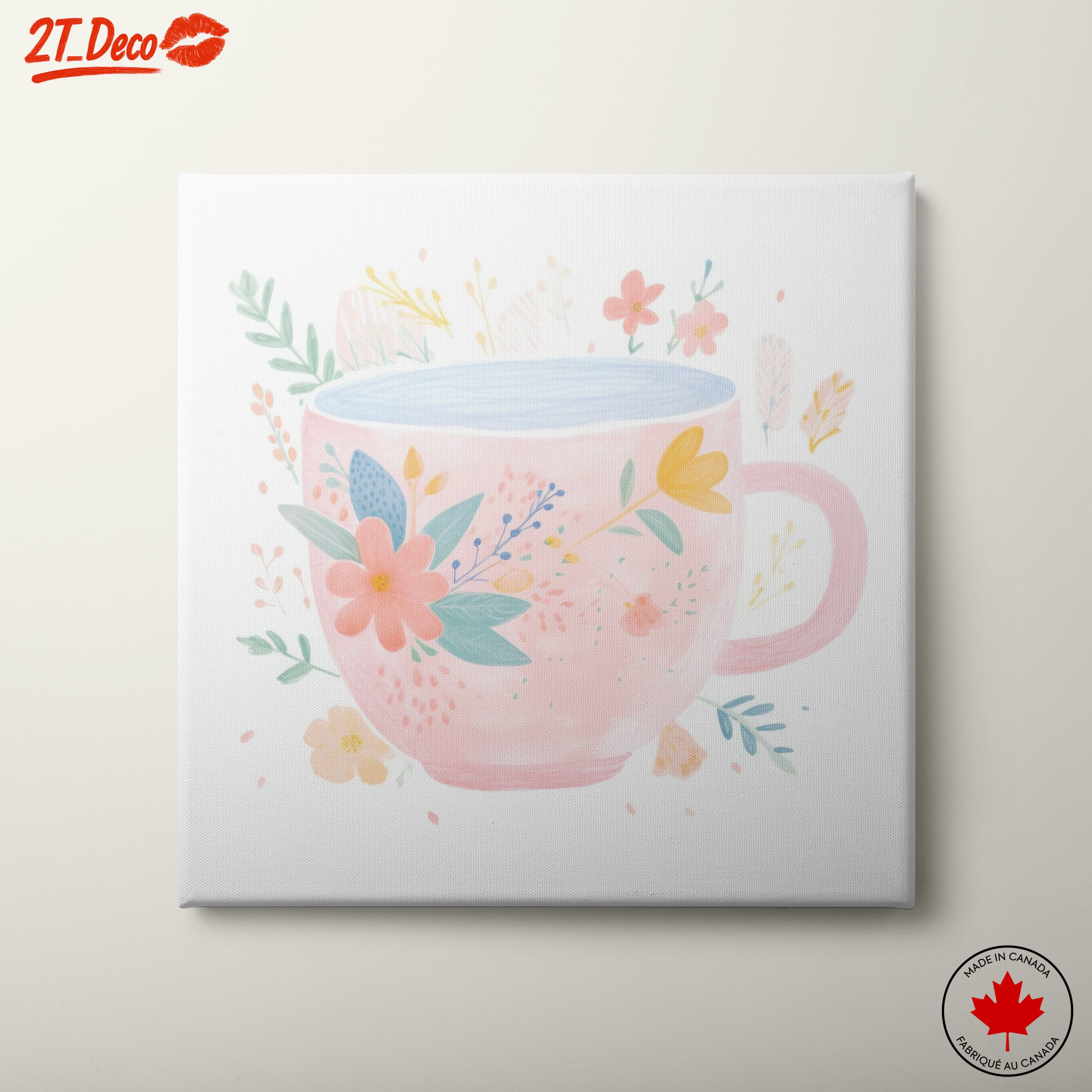 Delicate Floral Still Life Artwork